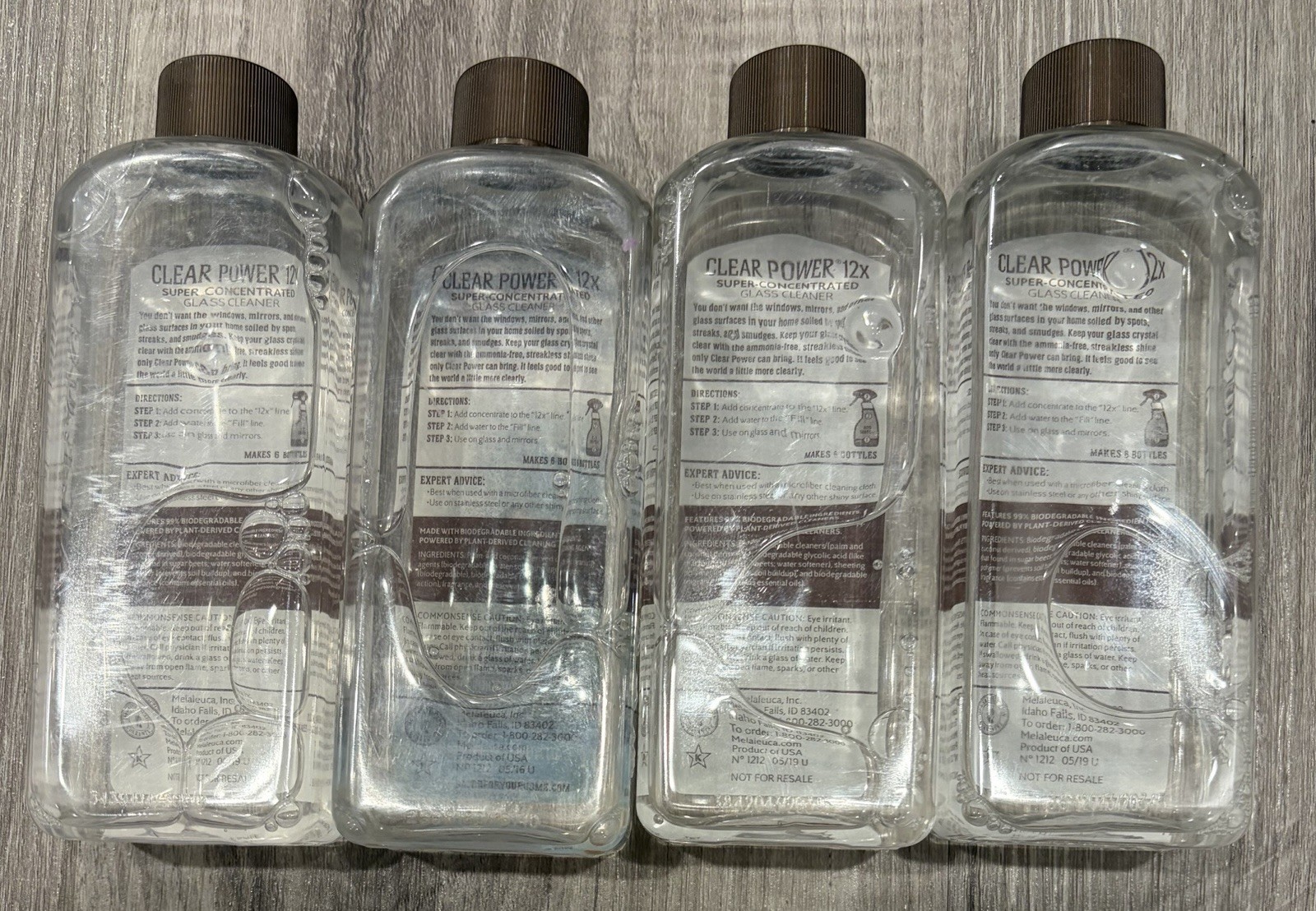 4 Melaleuca Clear Power 12x Concentrate 8 Fl Oz