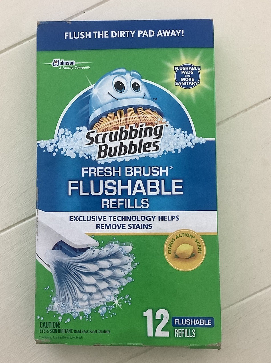 Scrubbing Bubbles Fresh Brush Flushable Refills Citrus 12 Ct Sealed New