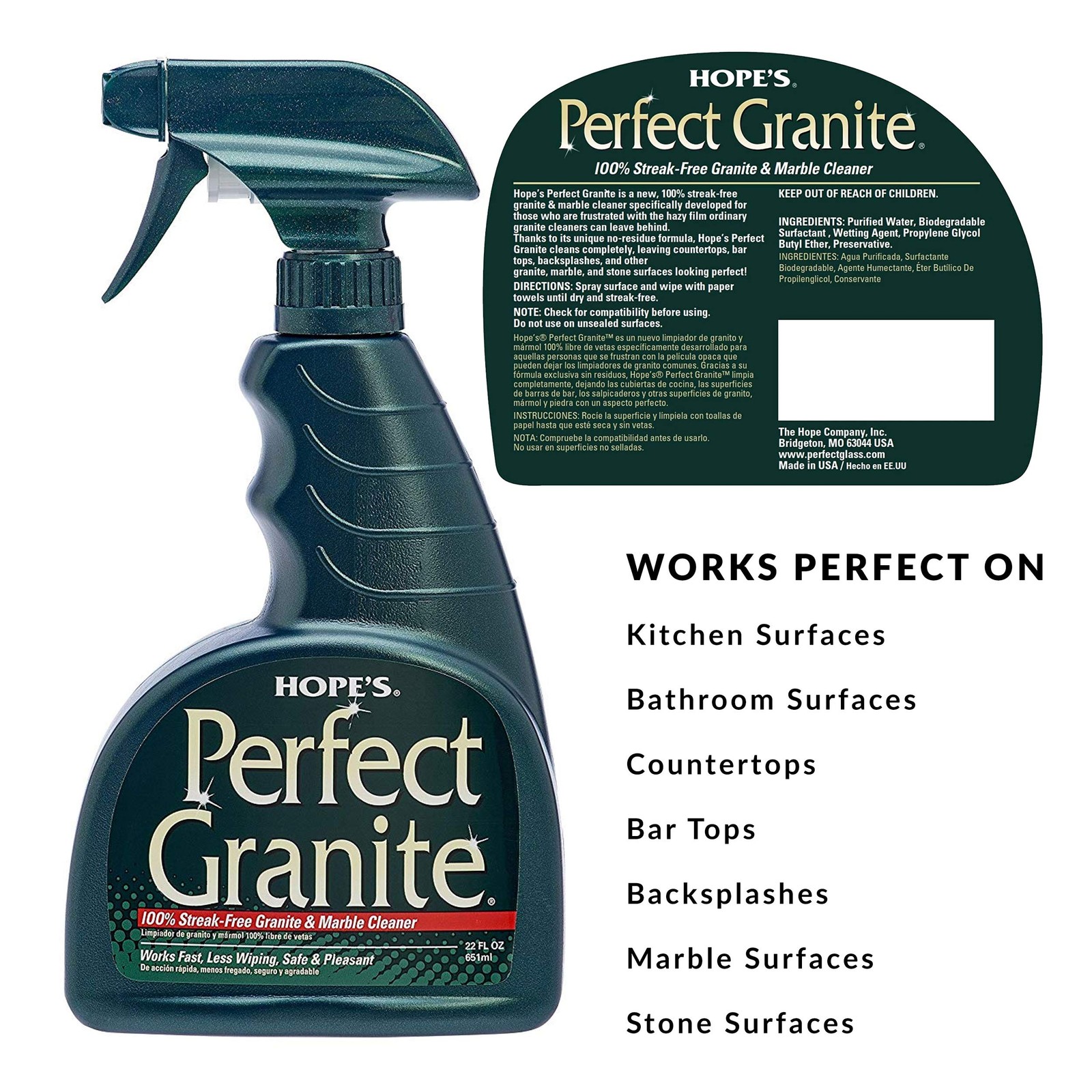 Perfect Stainless, Perfect Granite, and Perfect Sink Cleaner Bundle, Streak P…