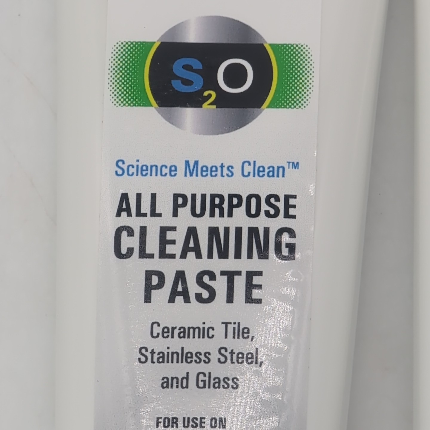 S2O All Purpose Cleaning Paste 4.05-ounce 2 Tubes for Tile Stainless Steel Glass
