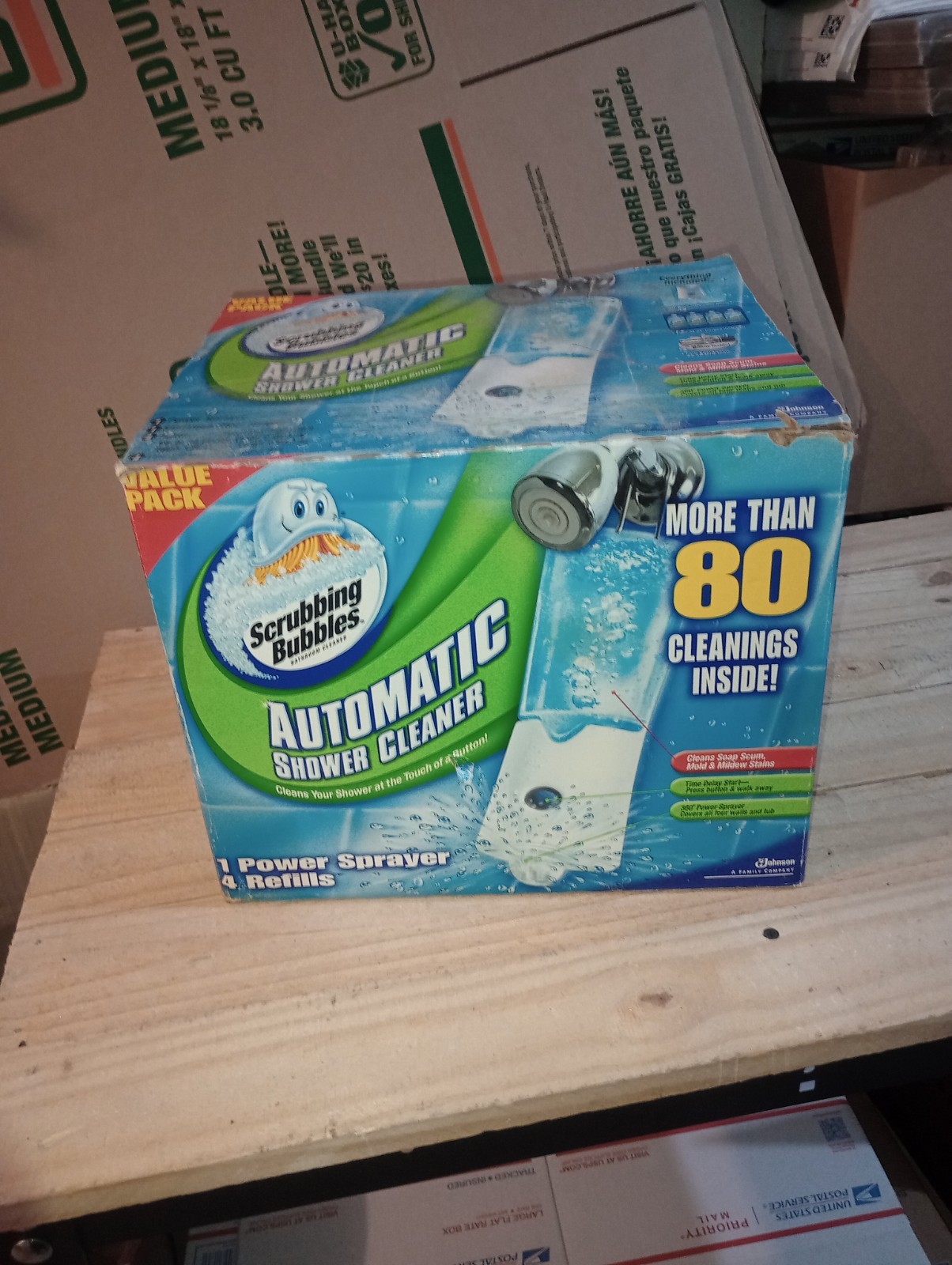 Scrubbing Bubbles 609271 Automatic Shower Cleaner Starter Kit
