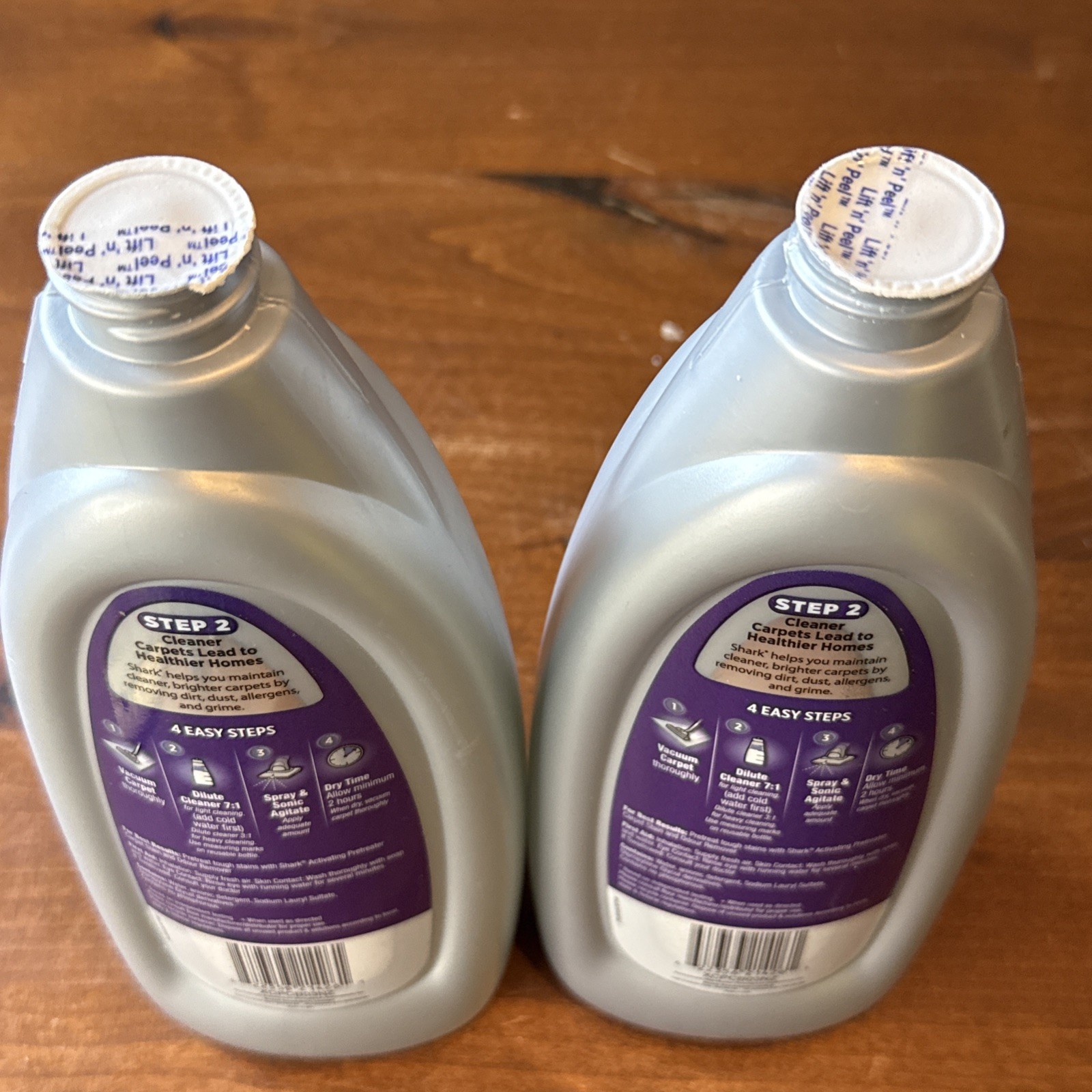 2 Pack Shark Carpet Shampoo Low Moisture No Rinse English Lavender 28 OZ Sealed