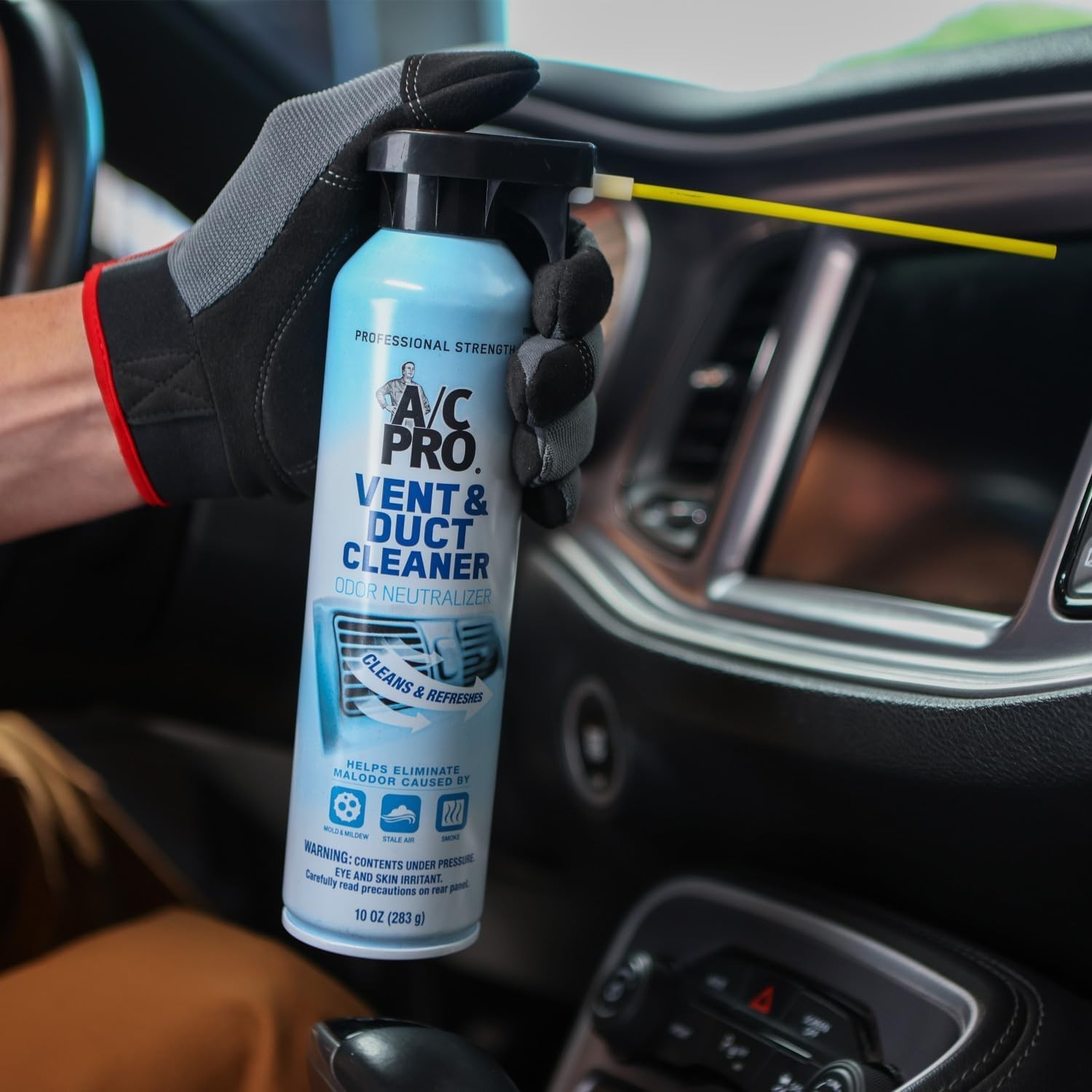 InterDynamics Certified Vent and Duct Cleaner, Professional Strength Odor Eli…