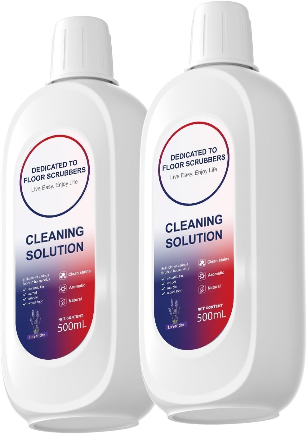 Tineco Floor Cleaning Solution Lavender 2Bottle for Hard Floors Pets Kids Safe