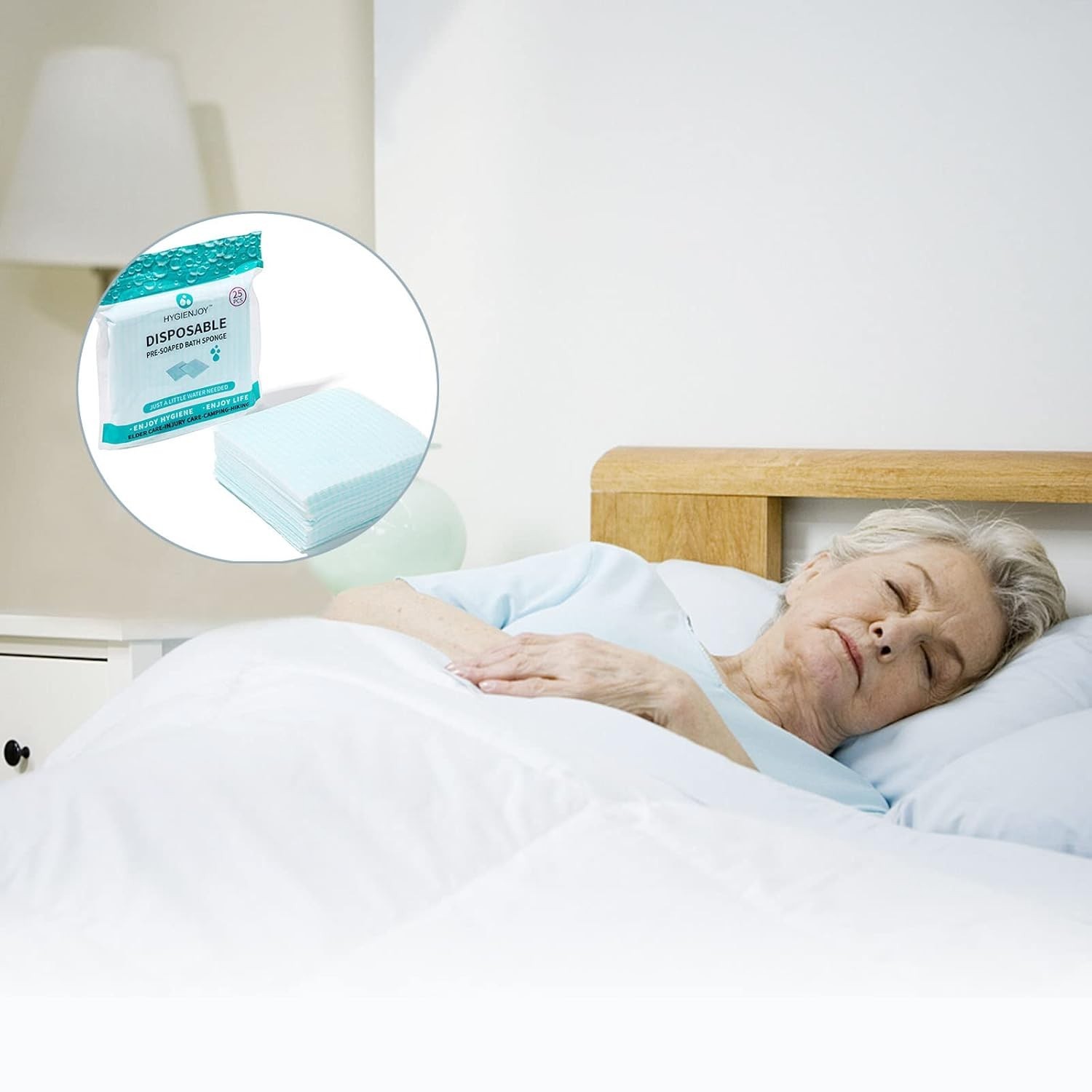 3 Packs of Residue-Free Bathing Wipes – Ideal for Campers & Elderly Care