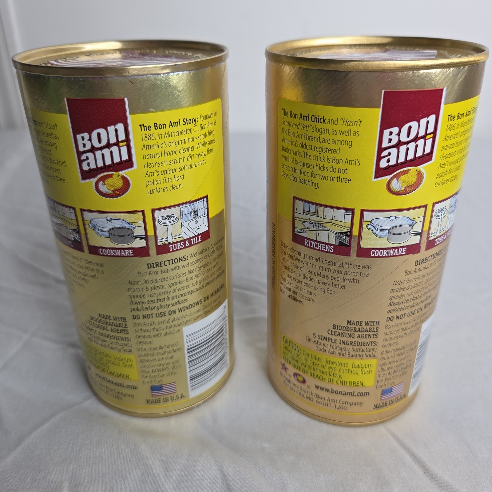 2 Bon Ami 14 Oz. Cleaning Powder 04403 Bon Ami 017500044038
