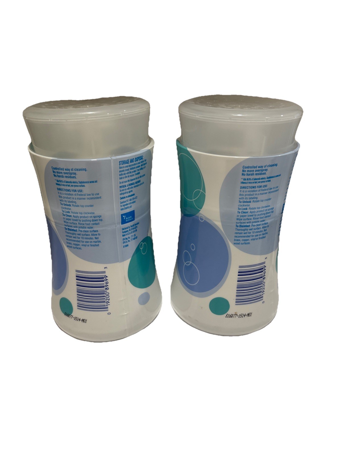 Lysol Tap Top Power & Free Oxygen Splash Multi-Purpose Cleaner 14 oz Lot Of 2