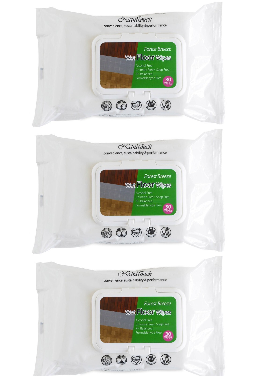 Floor Wipes, Extra Large Size 11×8″ , 30 wipes per pack, Total 90 Wipes