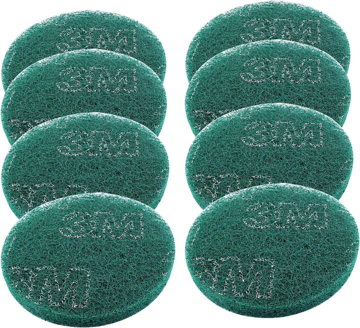 8Pcs Scrub Pads round Scrubber Scouring Pads Abrasive Scuffing Tool for Home Kit