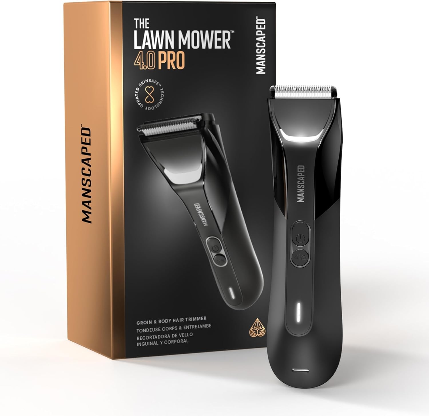 MANSCAPED? The Lawn Mower? 4.0 PRO – Groin & Body Hair Trimmer, Updated SkinSa