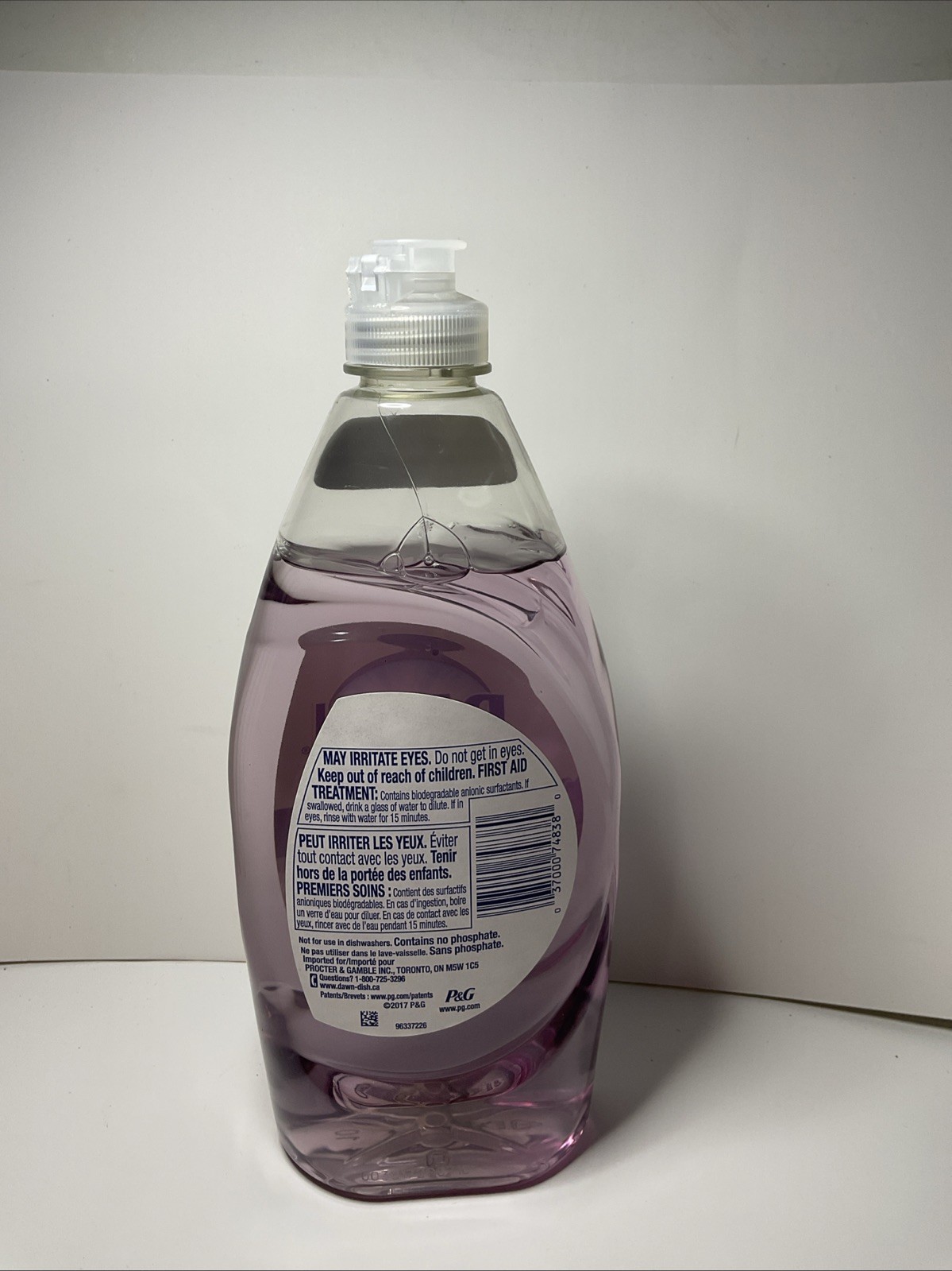 1x DAWN ULTRA BOTANICALS LAVENDER DISH WASHING LIQUID 17.98 Oz NEW