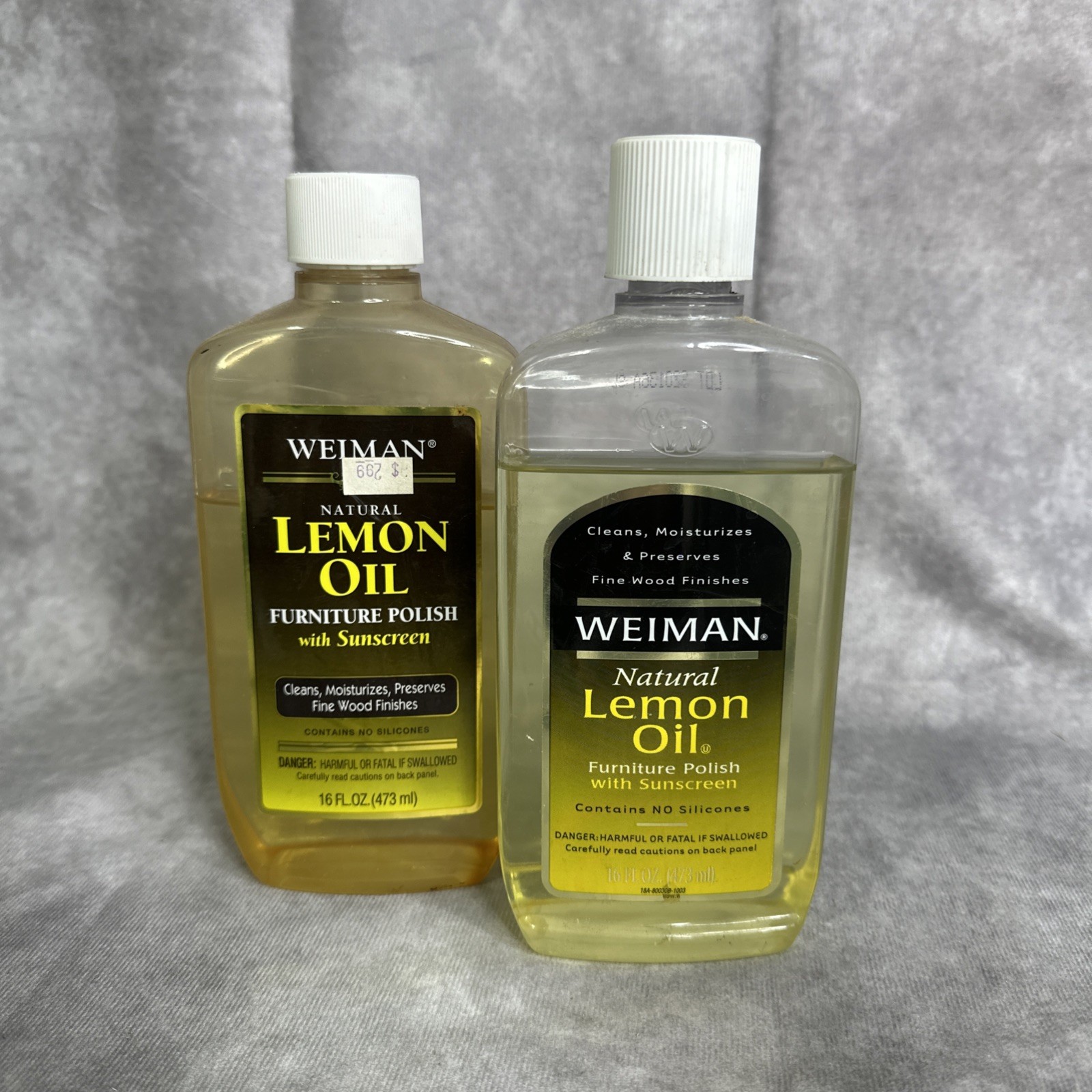 Weiman Natural Lemon Oil Furniture Polish With Sunscreen 16 oz Discontinued (2)