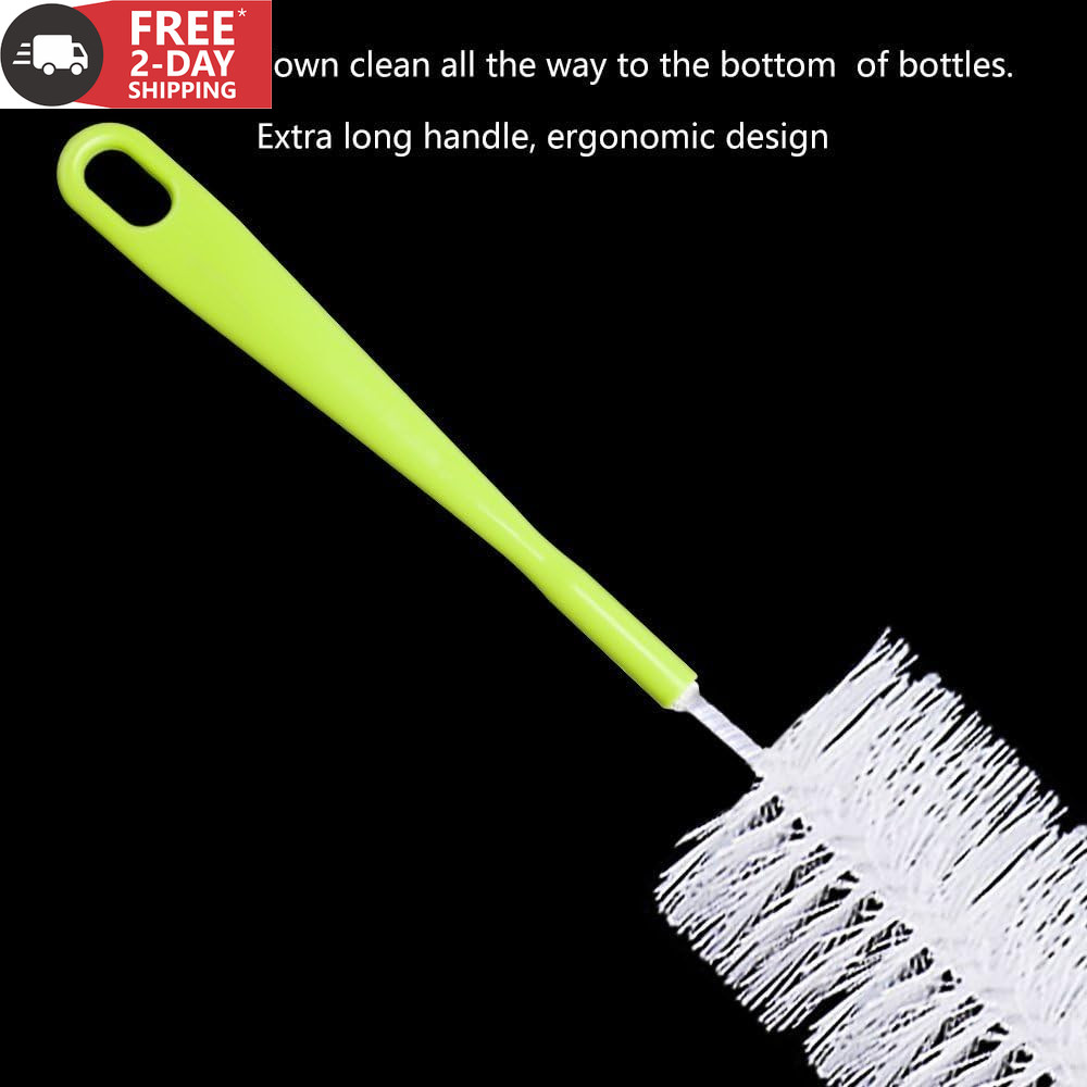 TISSA Long Bottle Cleaning Brush 18″ Extra Long X 2.17″ Extra Wide Brush for Was