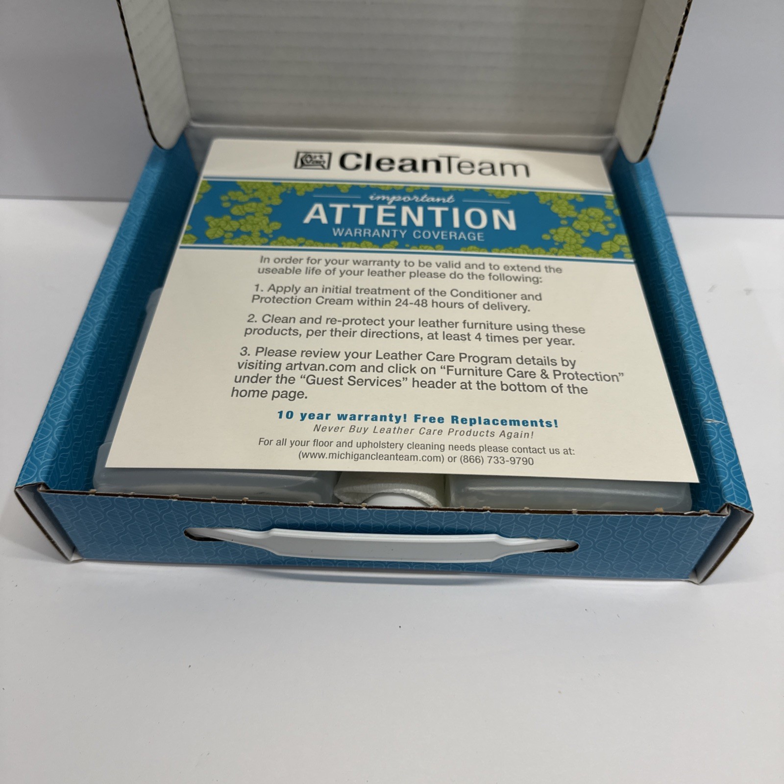 Art Van Earth Friendly Leather Cleaning & Protection Kit