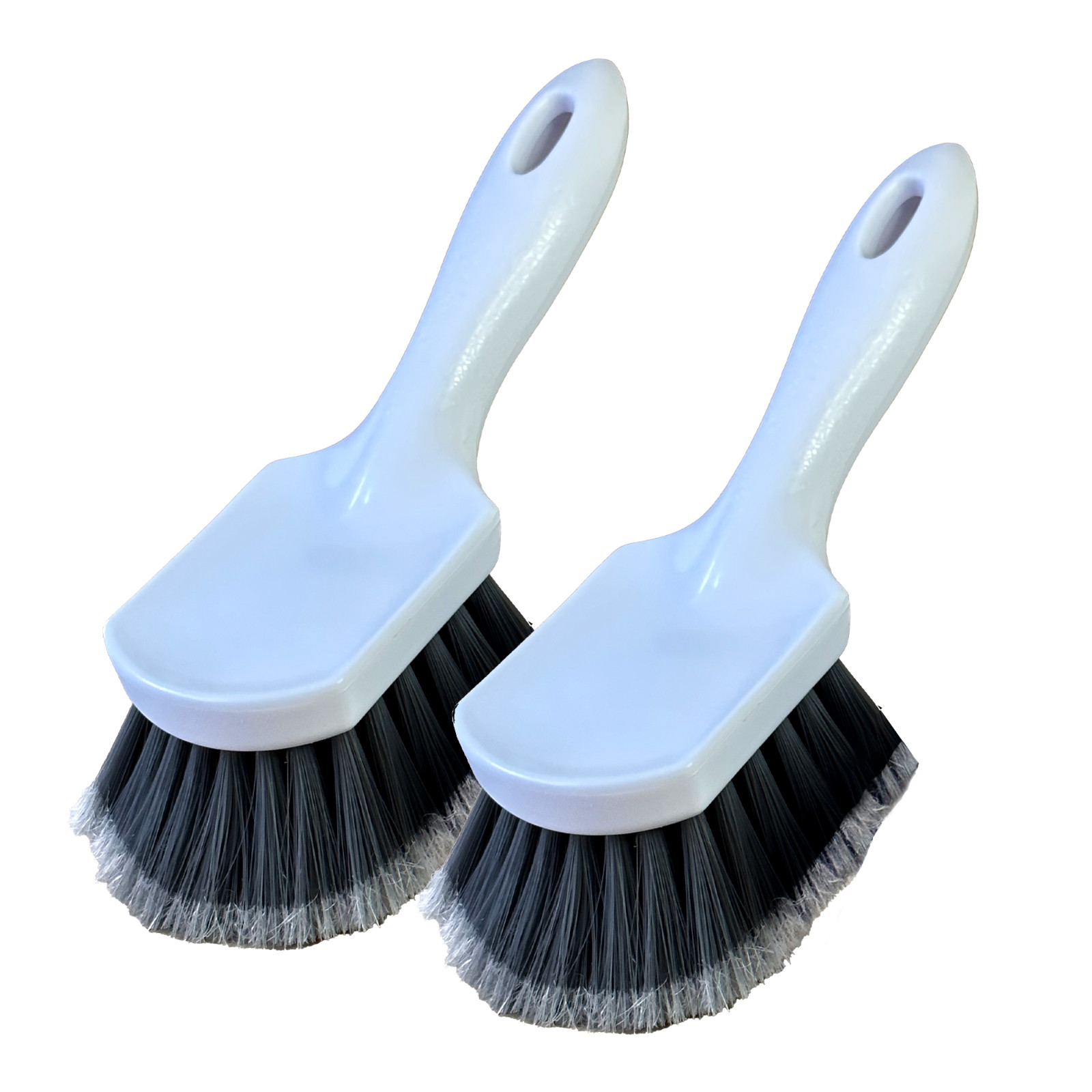 Plastic Utility Brushes | Car Wash Brush – Soft bristles | Pack of 2