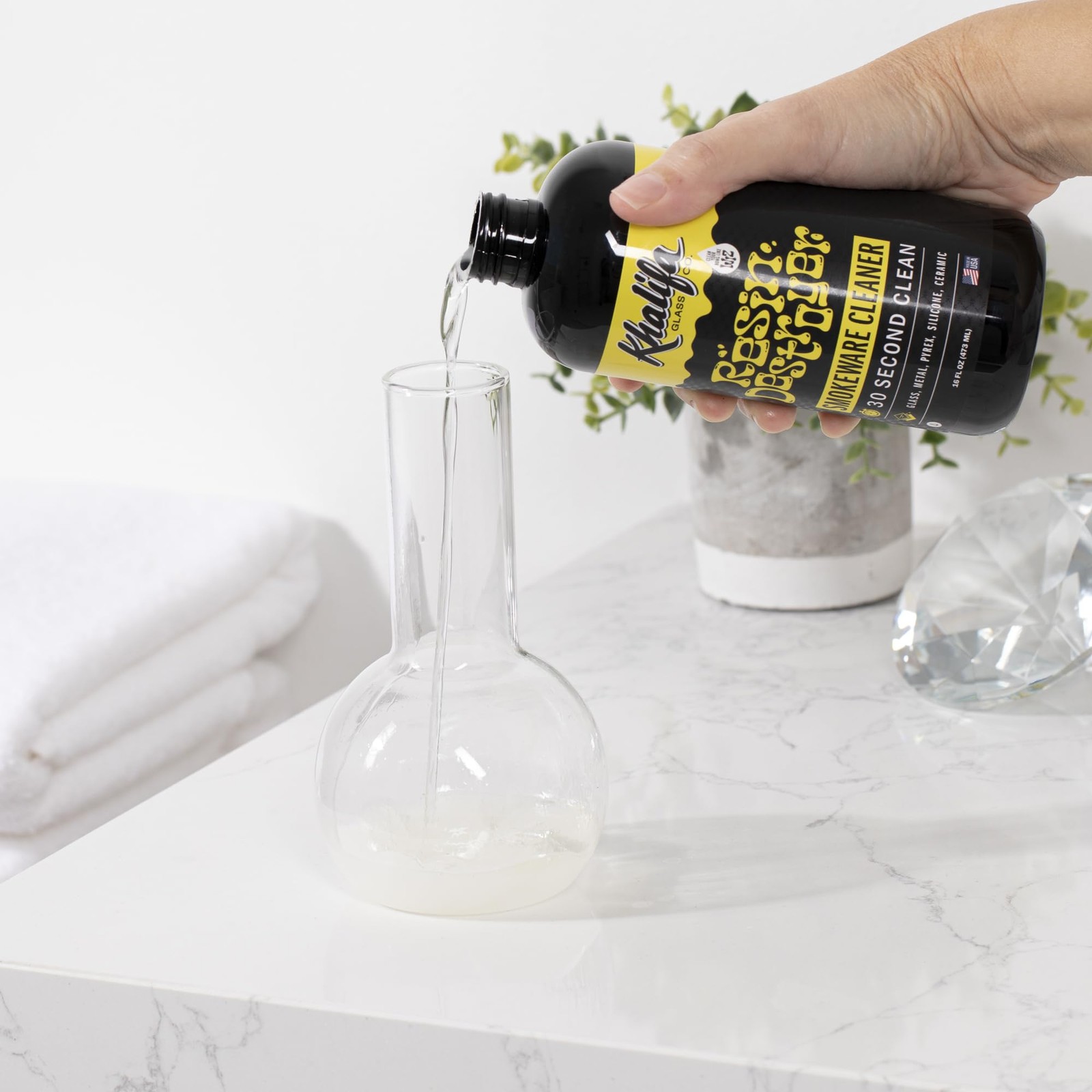 SNOWTREE Khalifa Resin Destroyer Cleaning Solution 10 Pack 16 Fl Oz Bottles (…