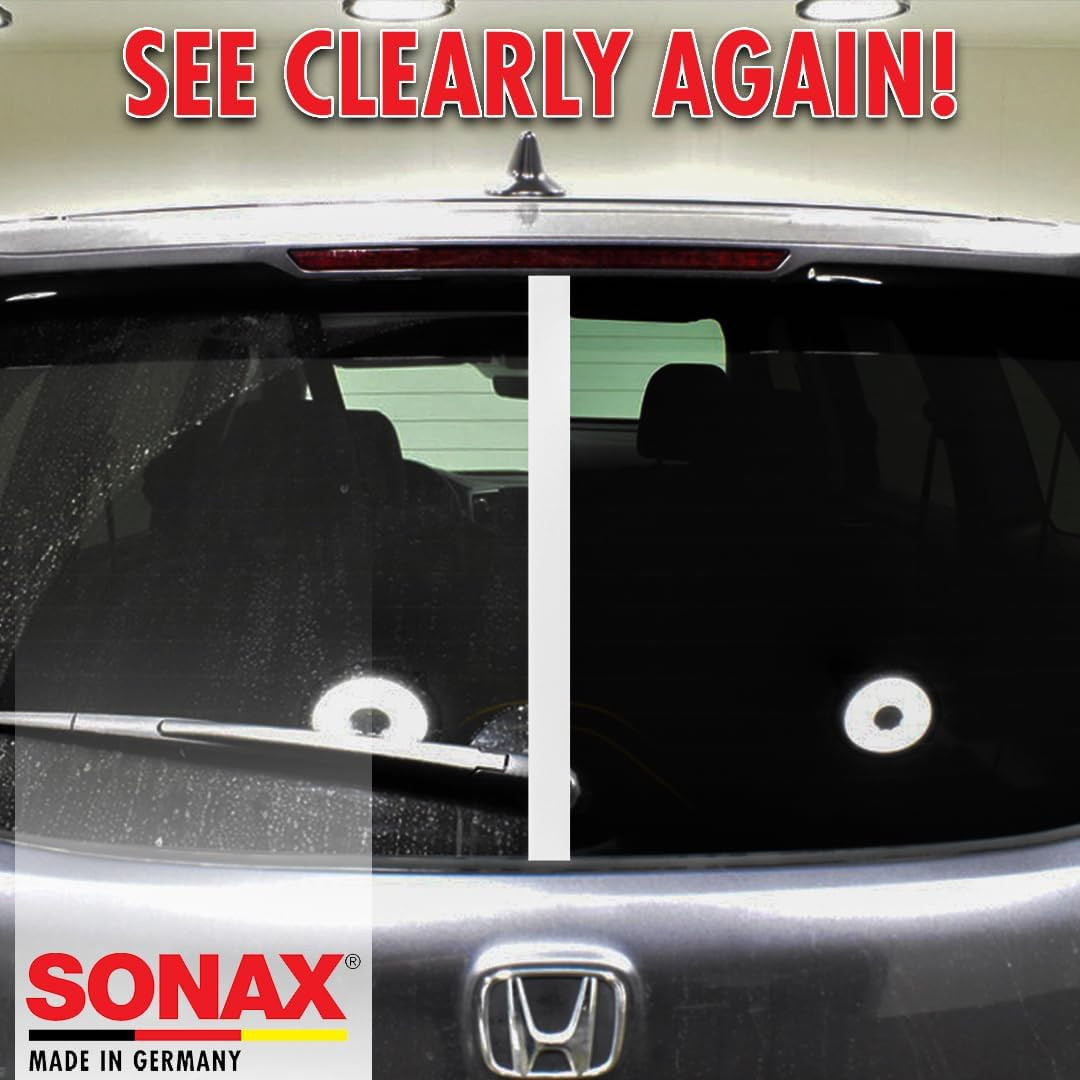SONAX Pinnacle Glass Cleaner Combo | Complete Glass Cleaning Kit for Vehicles &