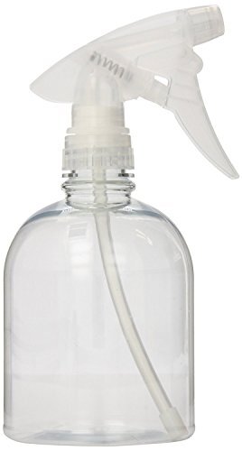 Plastic Spray Bottle, 16 oz | Leak Proof, Empty, Clear, Trigger Handle,