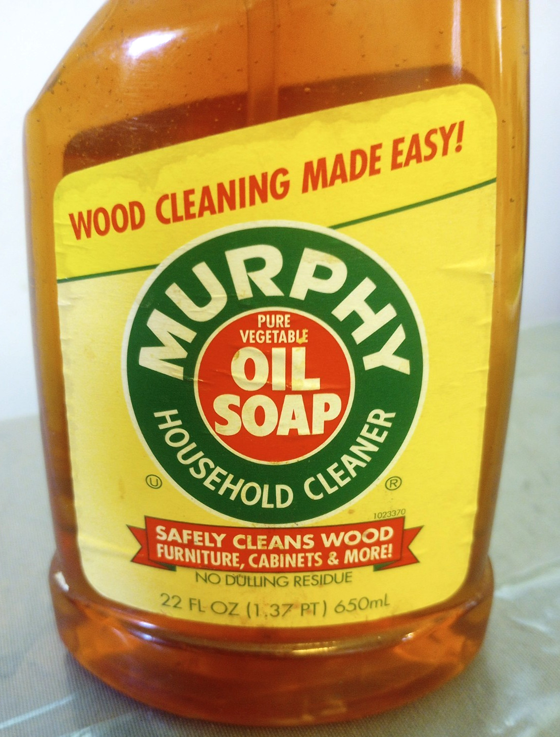 MURPHY OIL SOAP Cleaner Wood Furniture cabinets no dulling residue 75% full VTG