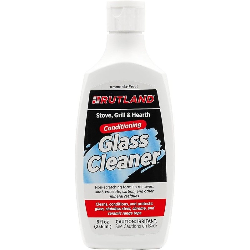 8oz Ceramic Glass Cleaner Fireplace Cooktops Shower Doors Soot Creosote Remover