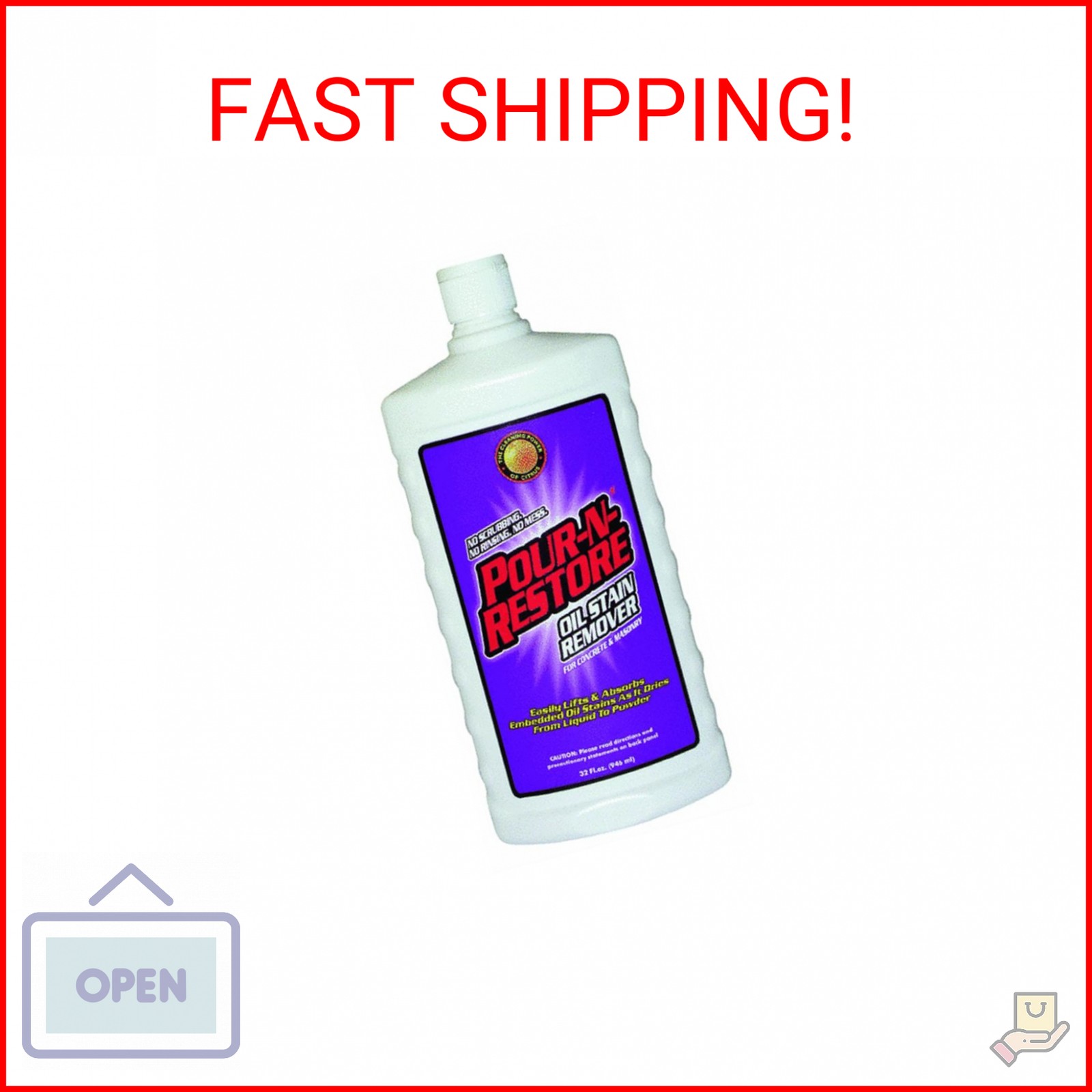 Pour-N-Restore Oil stain Remover. 32 fl oz