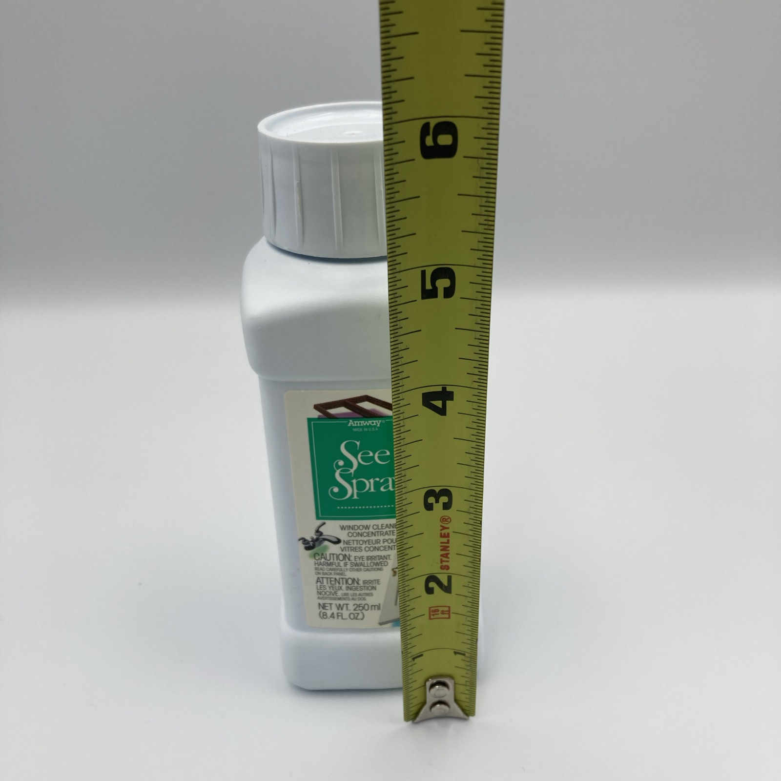 Amway See Spray Glass Window Cleaner Concentrate NOS 1996 USA 250 ml