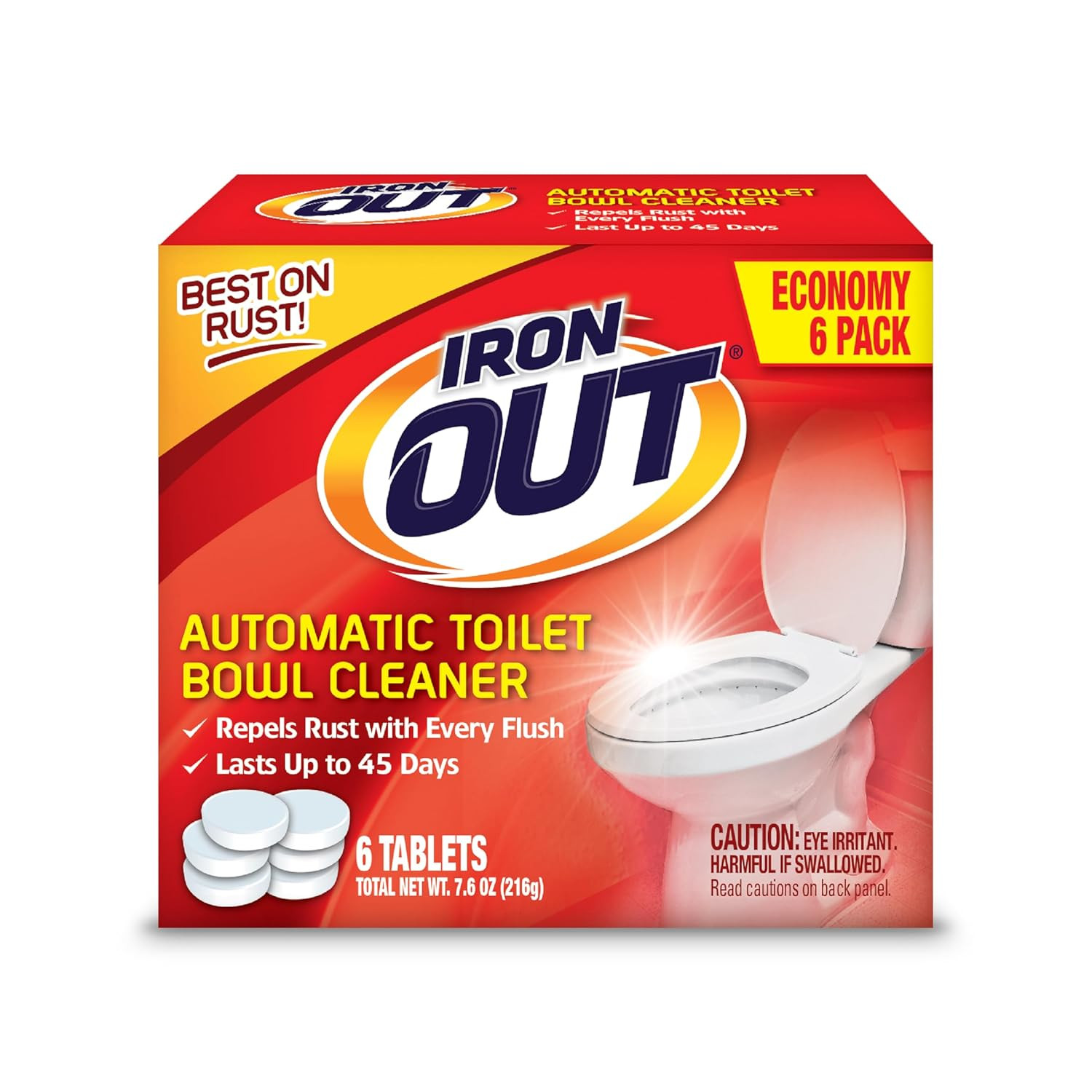 Automatic Toilet Bowl Cleaner, Repel Rust and Hard Water Stains with Every Fl…