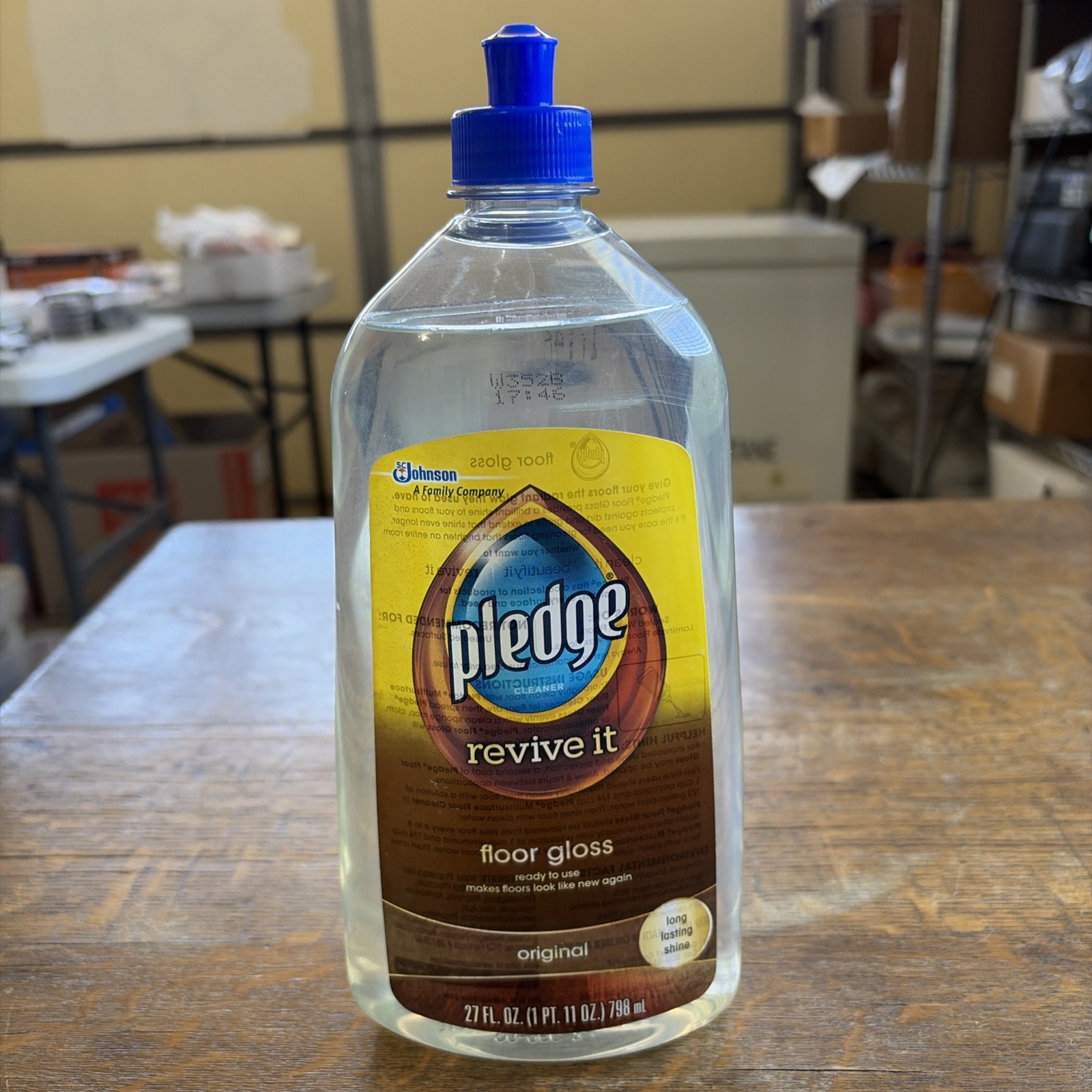 Pledge Revive It Floor Gloss Polish Protects Long Lasting Shine Original