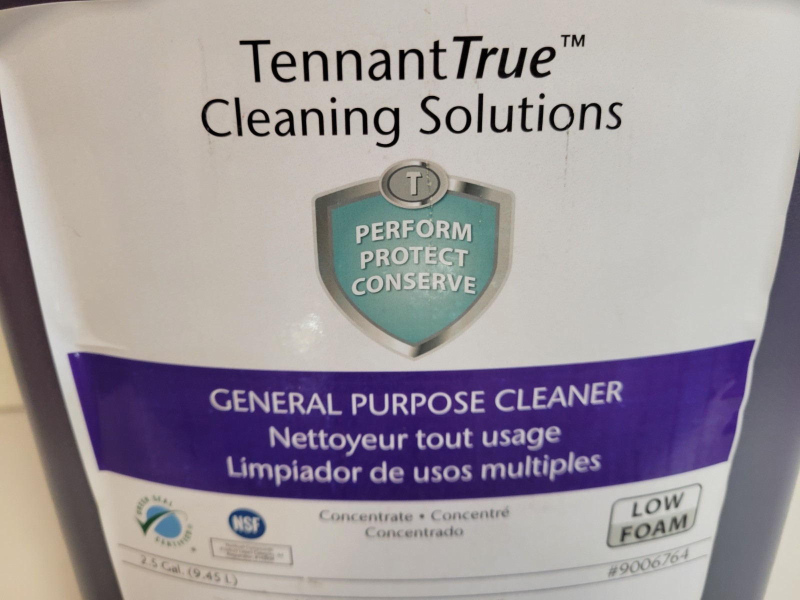 Tenant True CLEANING SOLUTION Gener. Purp. Cleaner 2.5 Gallons Container#9006764