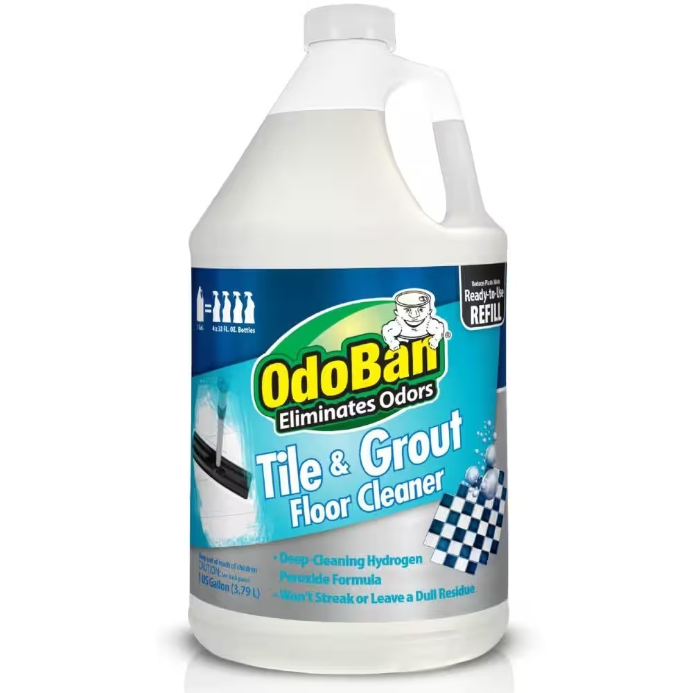 OdoBan 1 Gal. Tile& Grout Floor Cleaner (Ready-to-Use) tough soils, dirt grime