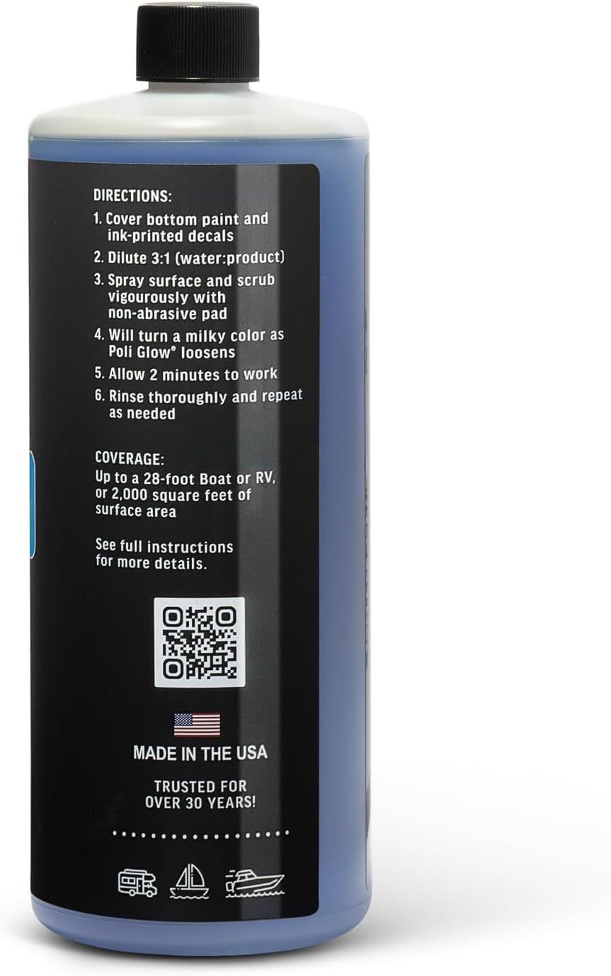 Poli Glow Proprietary Formula Poli Strip® Concentrated Boat and RV Stripper & De