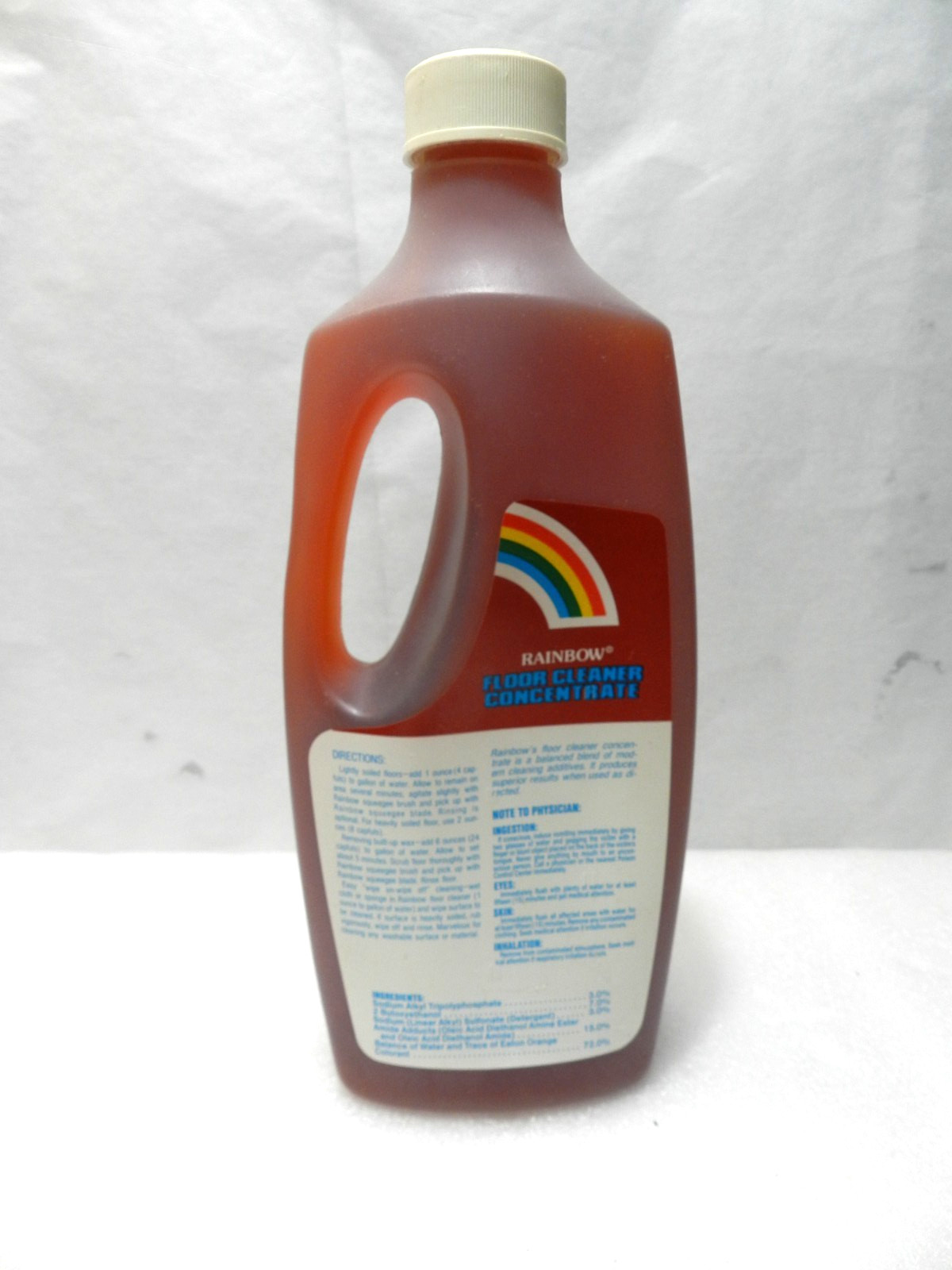 Genuine Rainbow Vacuum Floor Cleaner Concentrate 32 Fl. Oz. SEALED (E17K)