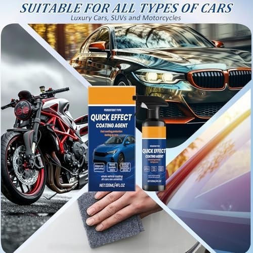 2PCS Advanced Car Quick-Acting Coating Agent Spray, Car CoatingSpray, Car