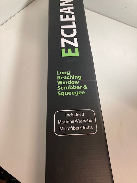 EZ Clean Long Reaching Window Scrubber & Squeegee