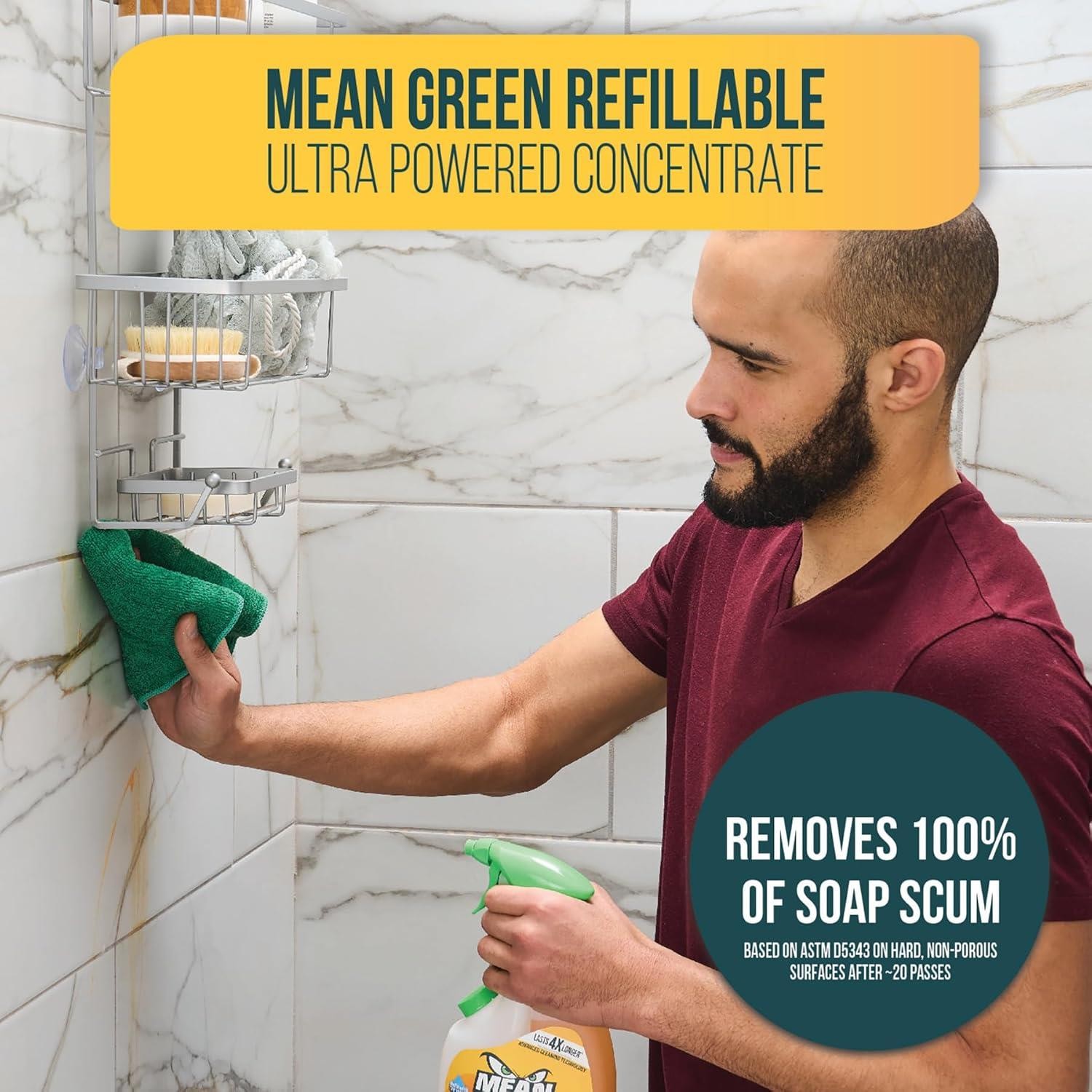 Mean Green Refillable Bathroom Cleaner Concentrate, 14.3 oz – 396269
