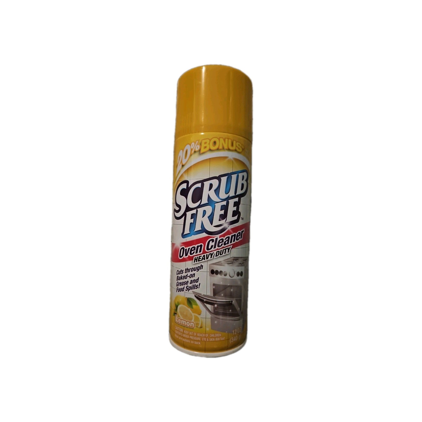 Scrub Free Oven Cleaner Lemon 12oz – Heavy Duty Degreaser Spray