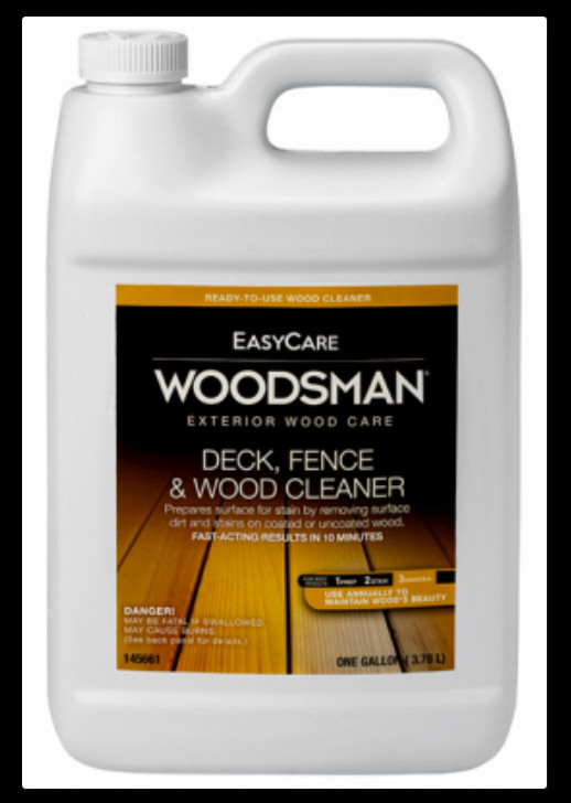 Woodsman – Premium Deck, Fence & Wood Cleaner – 1 gal