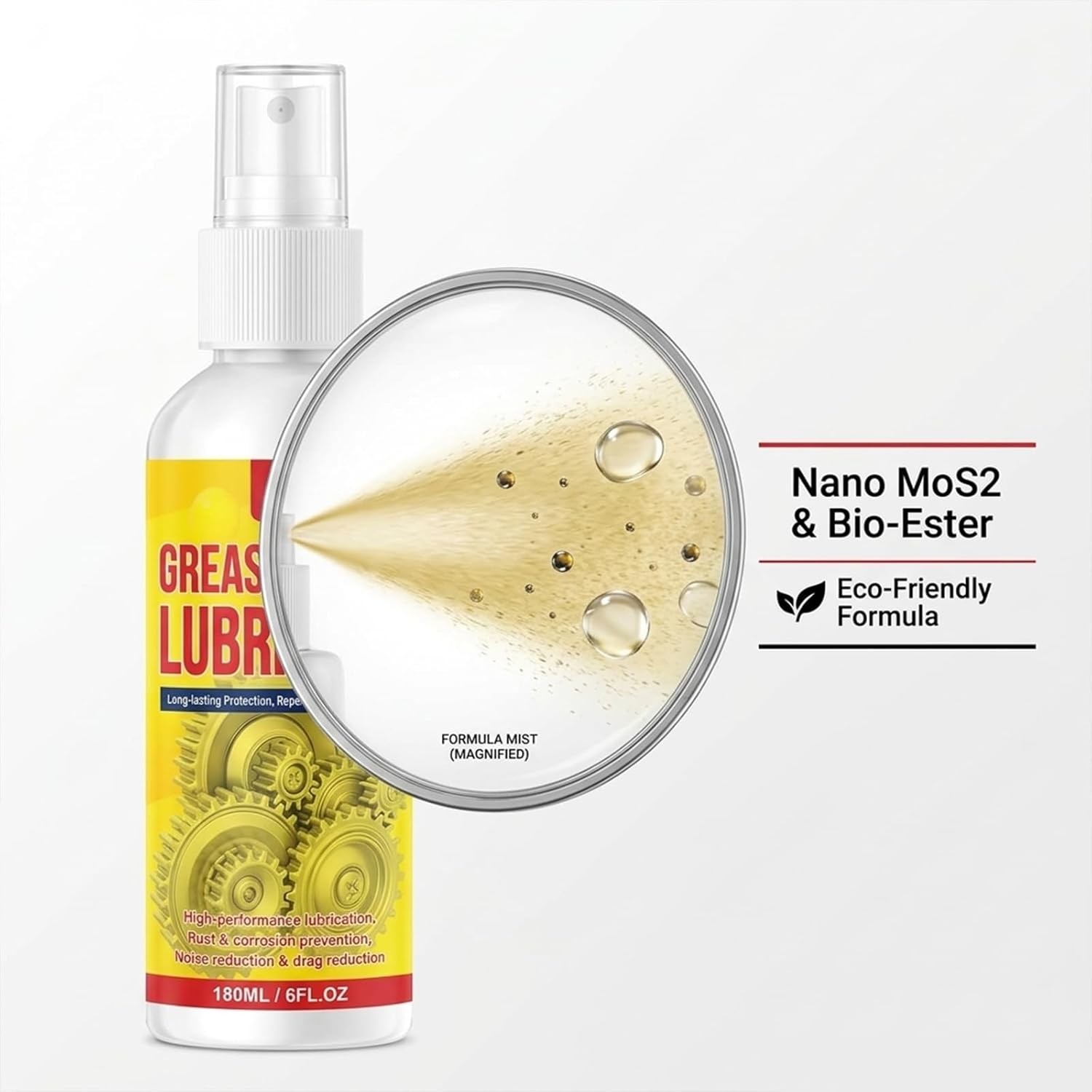 Advanced Anti Rust Lubricant & Rust Remover Spray for Metal Components 2026