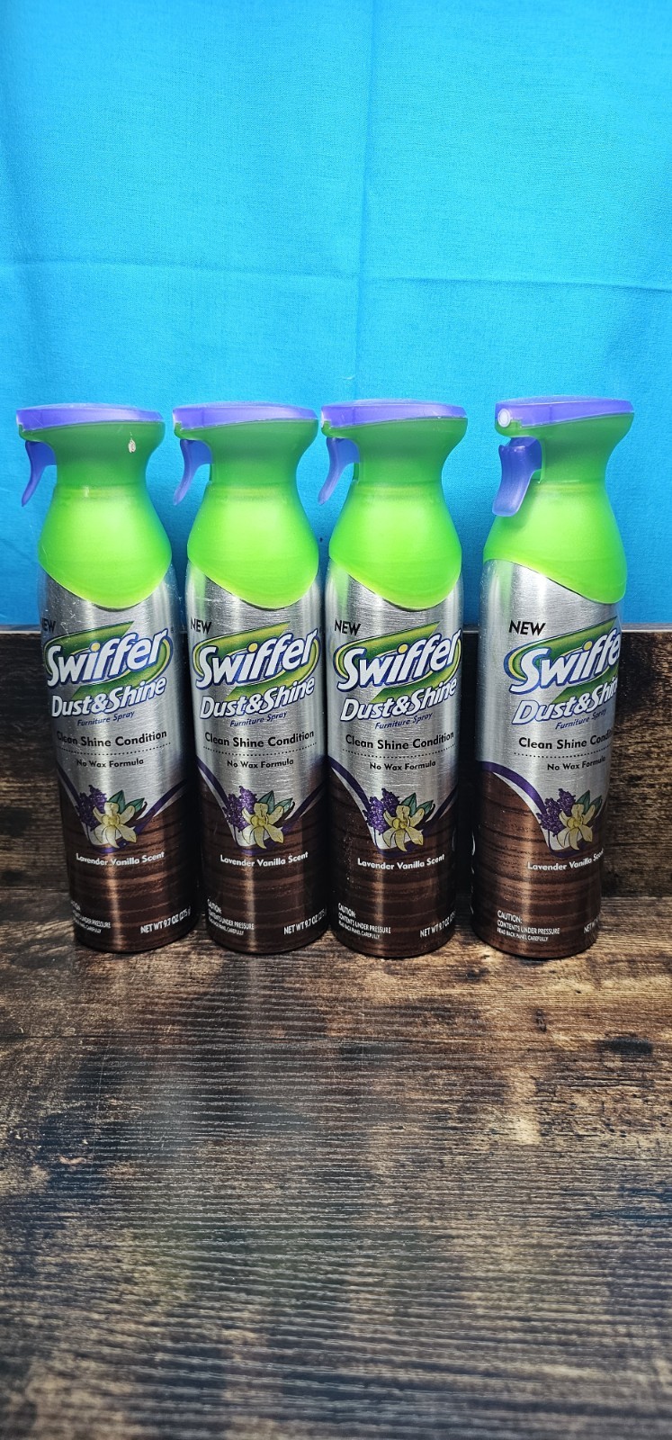 Swiffer Dust Shine MULTI SURFACE Spray Lavender Vanilla Discontinued Lot Of 3