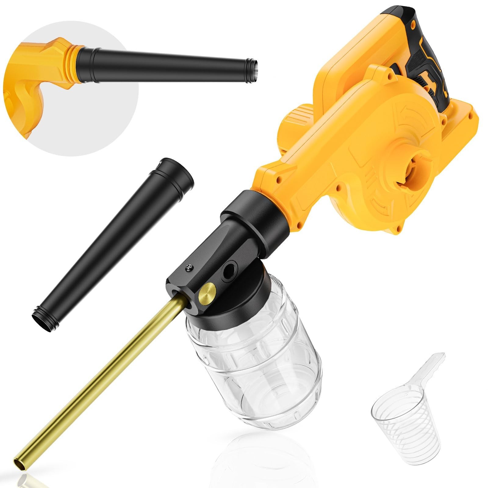 Electric Diatomaceous Earth Duster for 20V/60V Battery, Garden Dust Applicator,