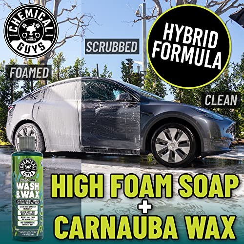 Sudpreme Wash & Wax 128 oz High Suds Foaming Car Wash Soap with Carnauba Wax