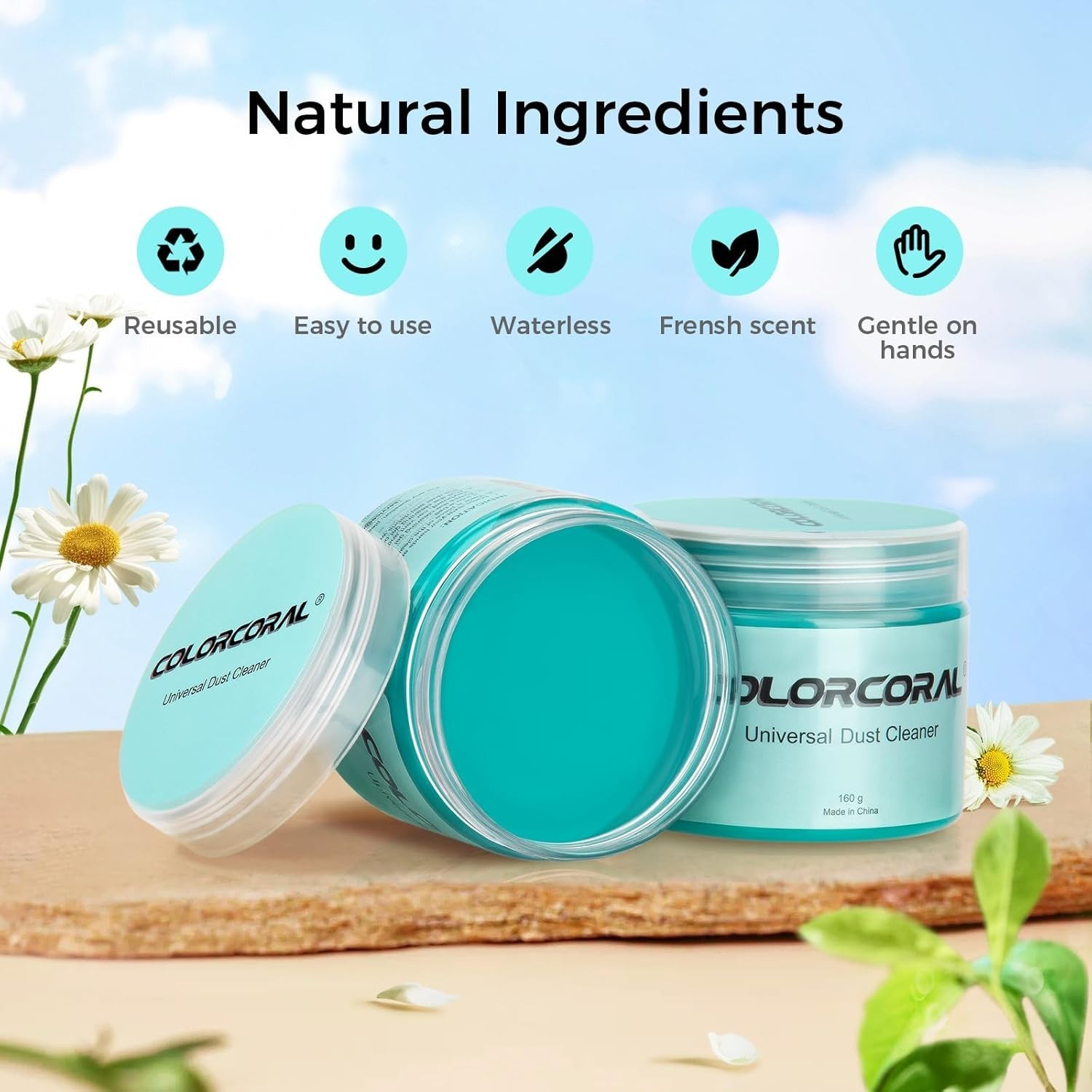 Car Cleaning Gel Universal Gel for Car Vent Cleaner Cleaning Putty Auto Detai…