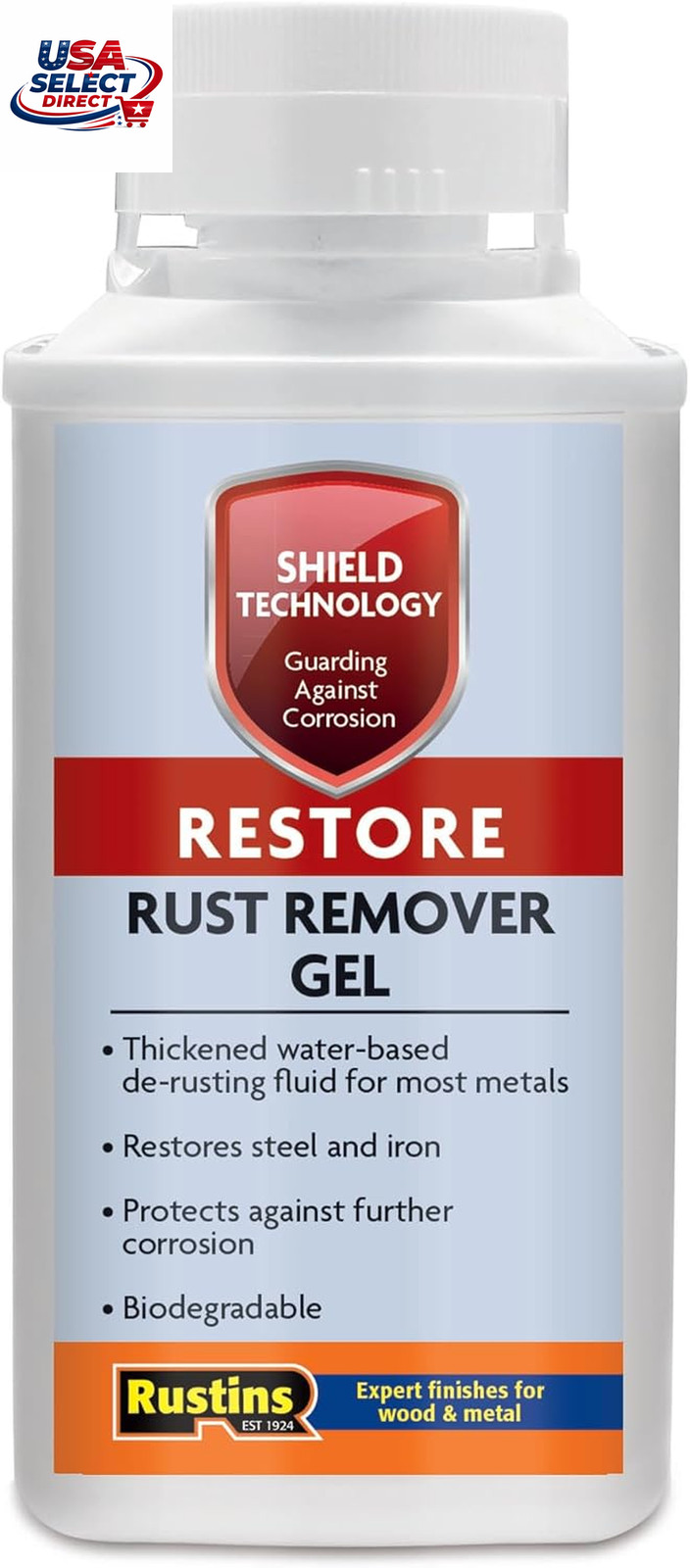 Rust Remover Gel 250ml – Advanced Formula for Easy Application