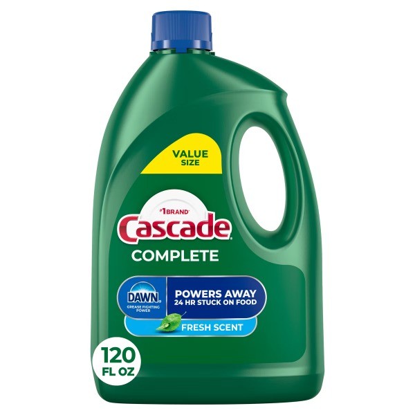 Complete Dishwashing Liquid Gel Fresh Detergent – 120 fl oz