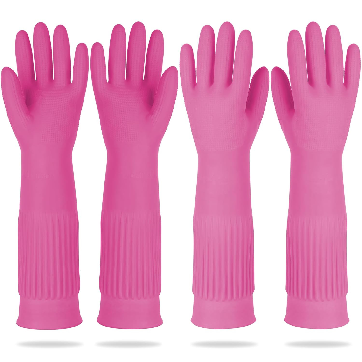 2 Pairs Mamison Household Dishwashing Kitchen Gloves Made in Korea Fast Ship