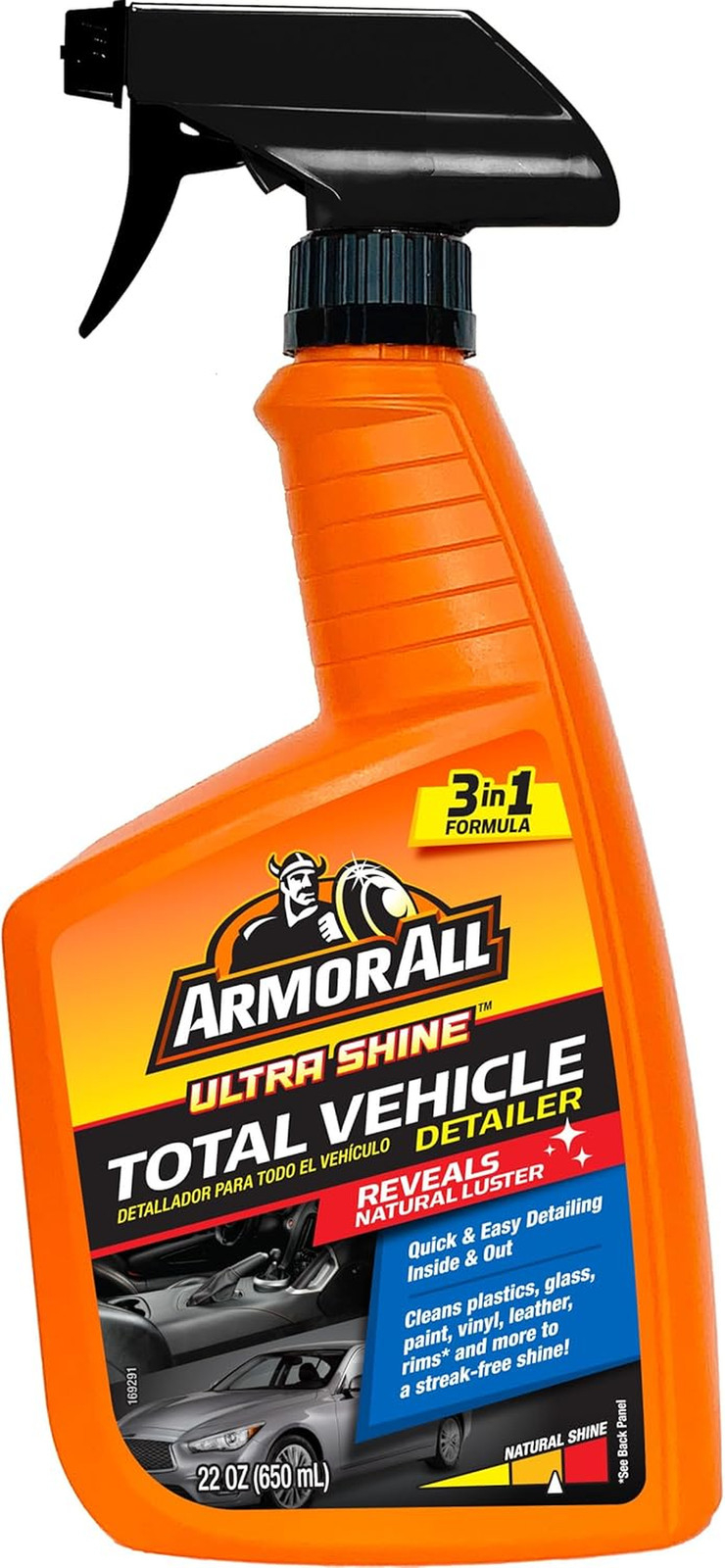 Ultra Shine Total Vehicle Detailer by , Car Detailer Spray for Interior and Exte