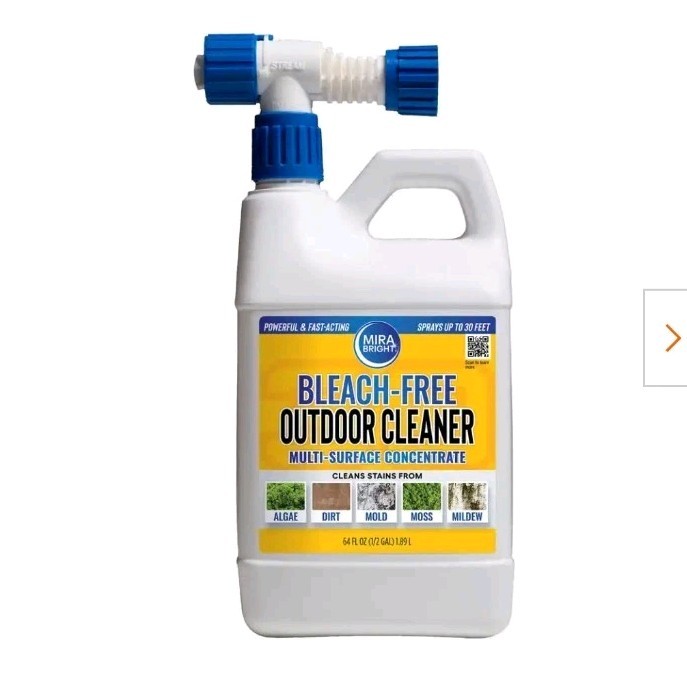Mira Bright Bleach-Free Multi-Surface Outdoor Cleaner Concentrate 64 fl 5pac