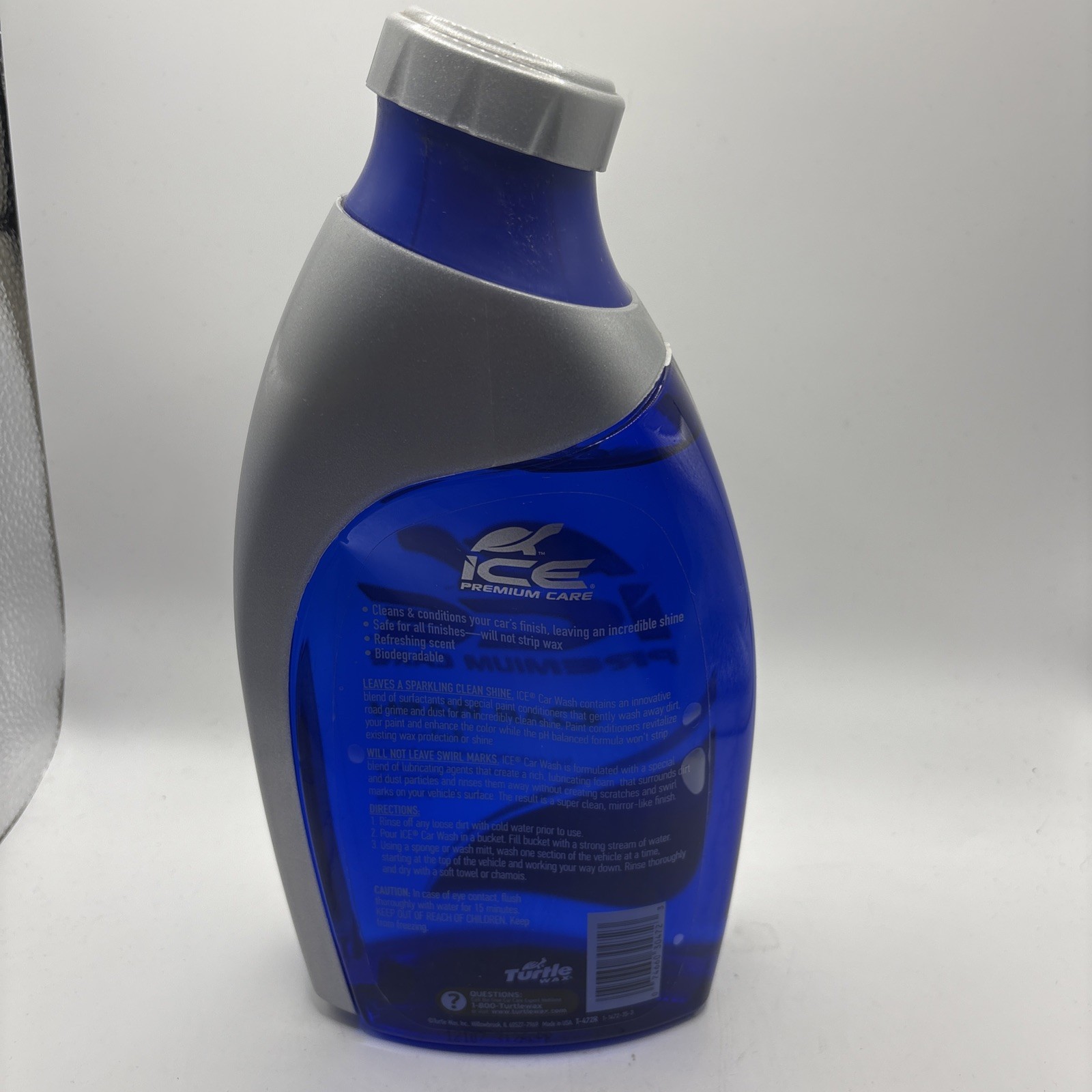 Turtle Wax ICE Premium Care Car Wash 2 In 1 48oz Bottle Used DISCONTINUED