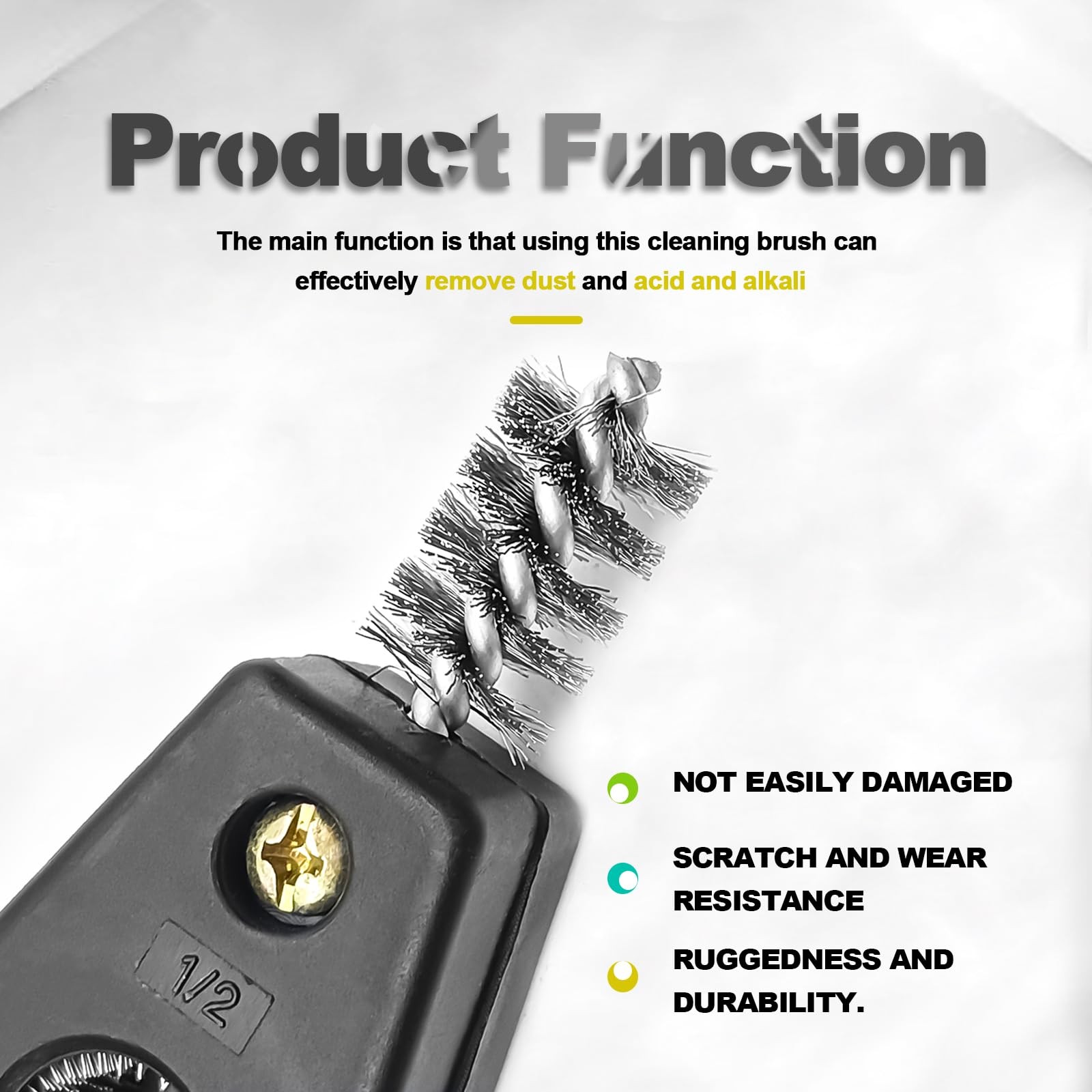 ZOKYUYS 4 in 1 Car Battery Cleaning Brush,Anti-Corrosion Battery Terminals,Co…