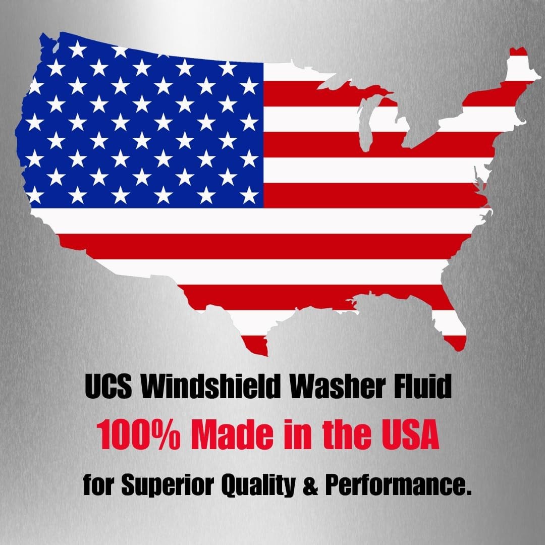 2-In-1 Car Windshield Washer Fluid & Bug Remover 1 Gallon Ready to Use Pack of 1